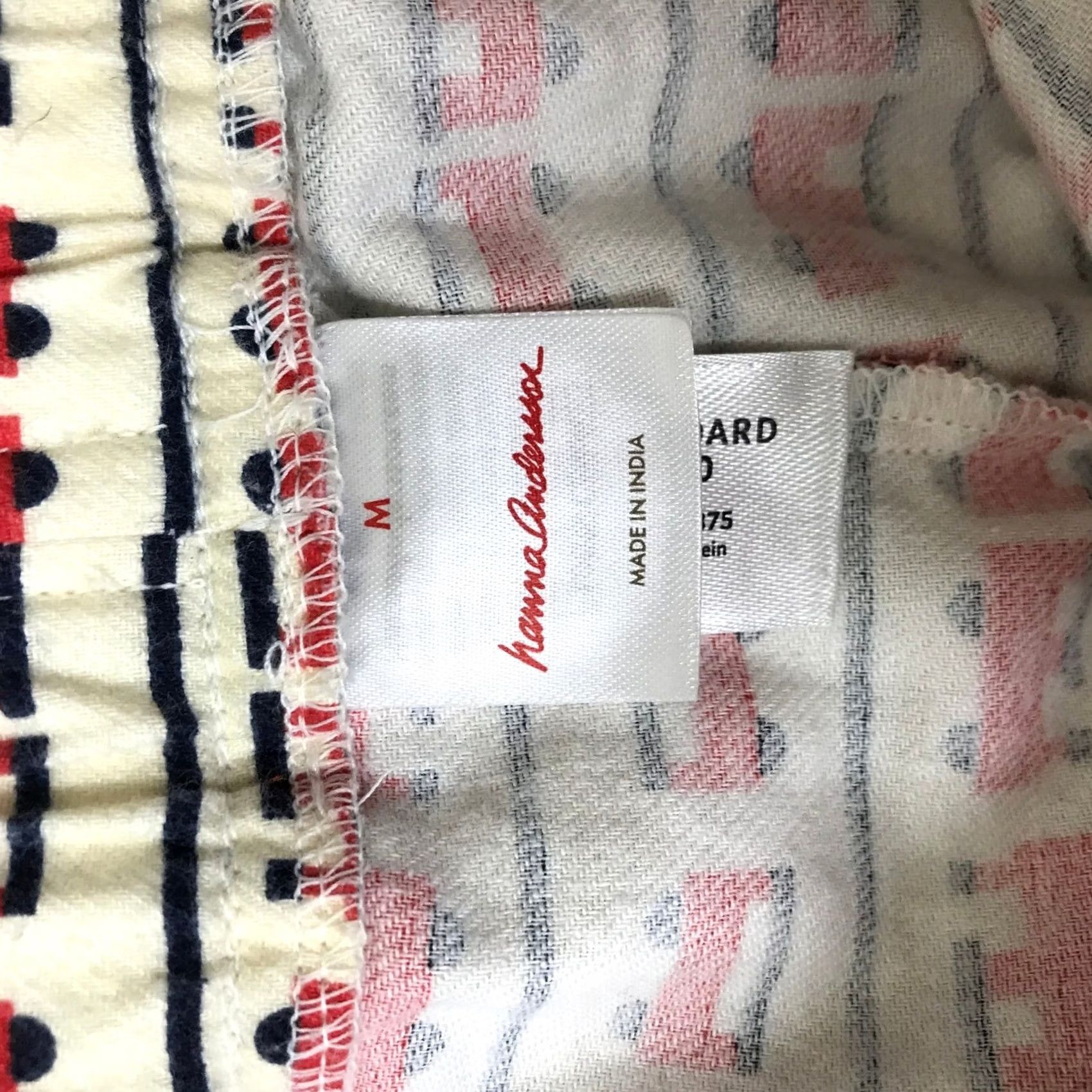 Vintage Hanna Andersson Pajama Pants Mens M Red Train Stripe 100% Cotton Lounge Pajama Bottoms Size 32" / US 10 / IT 46 - 7 Thumbnail