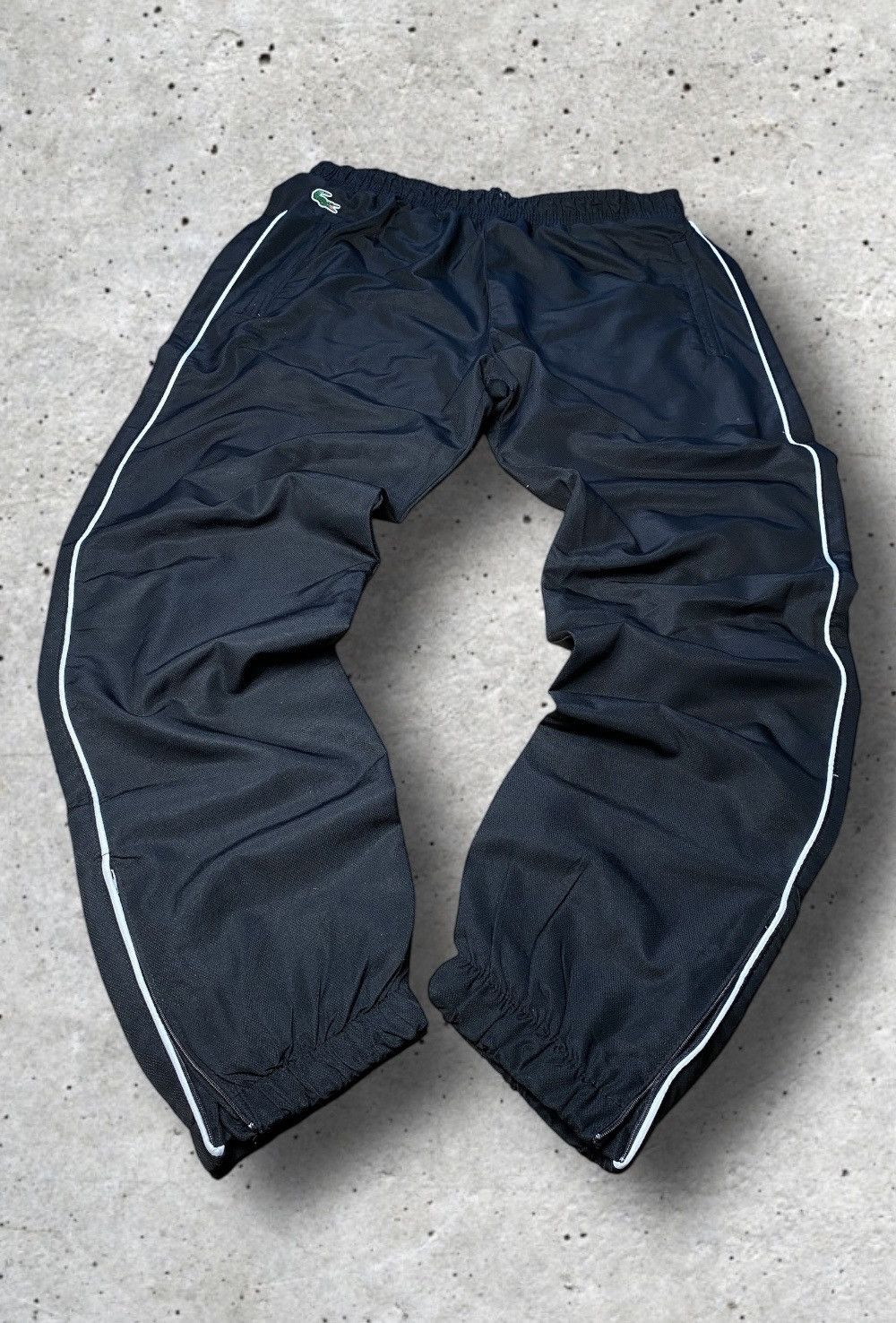 Lacoste Lacoste Vintage Track Pants XL Black Schwarz Men‘s Size US 42 / EU 58 - 1 Thumbnail