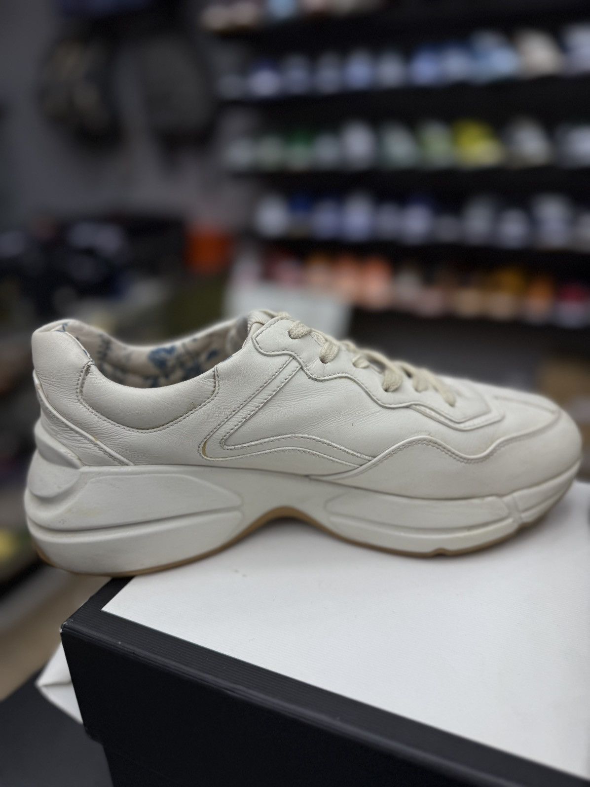 Gucci Gucci Women’s Rhyton Sneakers Size 39.5G/9.5US (W) Size US 9.5 / IT 39.5 - 14 Thumbnail