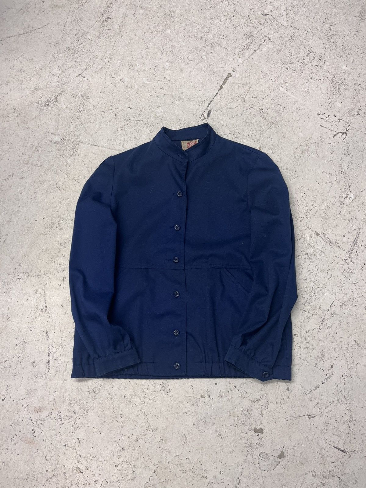 Vintage Vintage navy button up workwear jacket Size M / US 6-8 / IT 42-44 - 2 Thumbnail