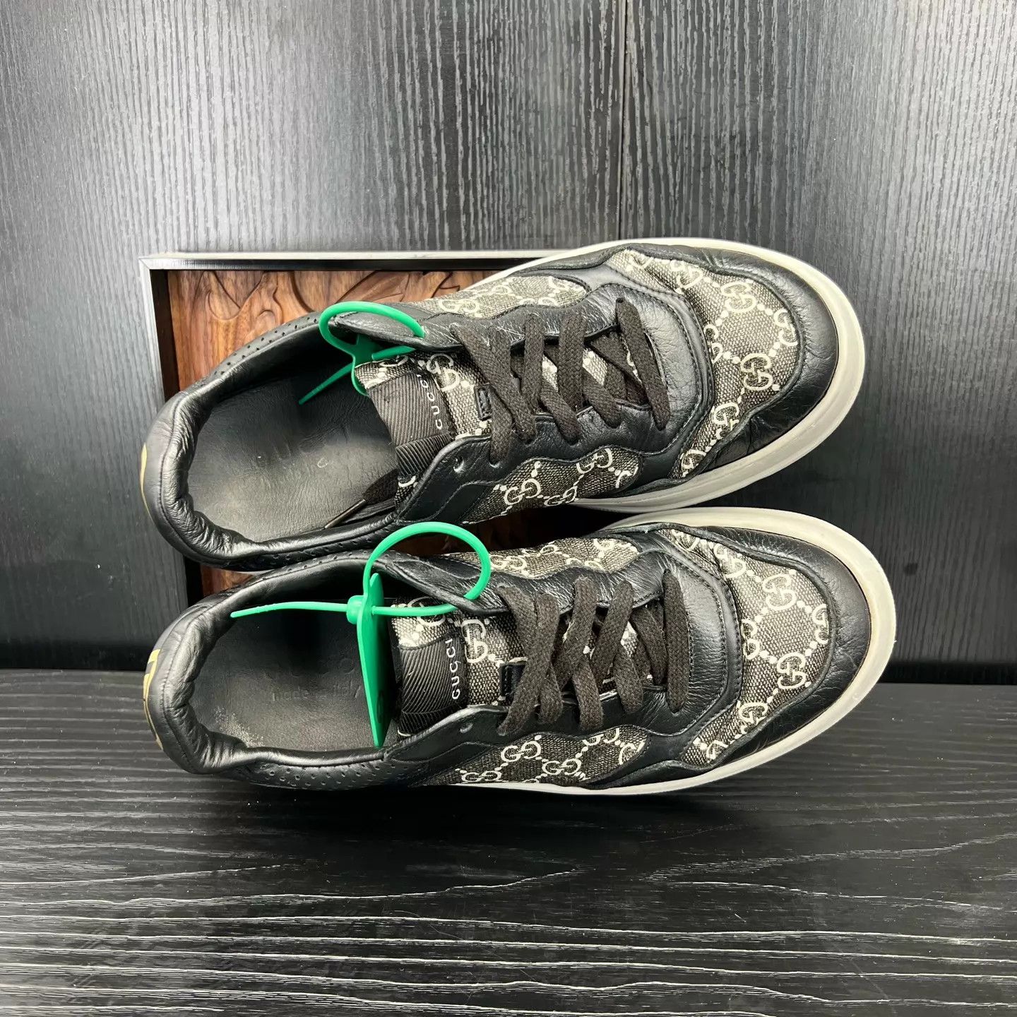 Gucci Gucci Cookie Sneaker Black & Gray /41 With Box Size US 8 / EU 41 - 6 Thumbnail
