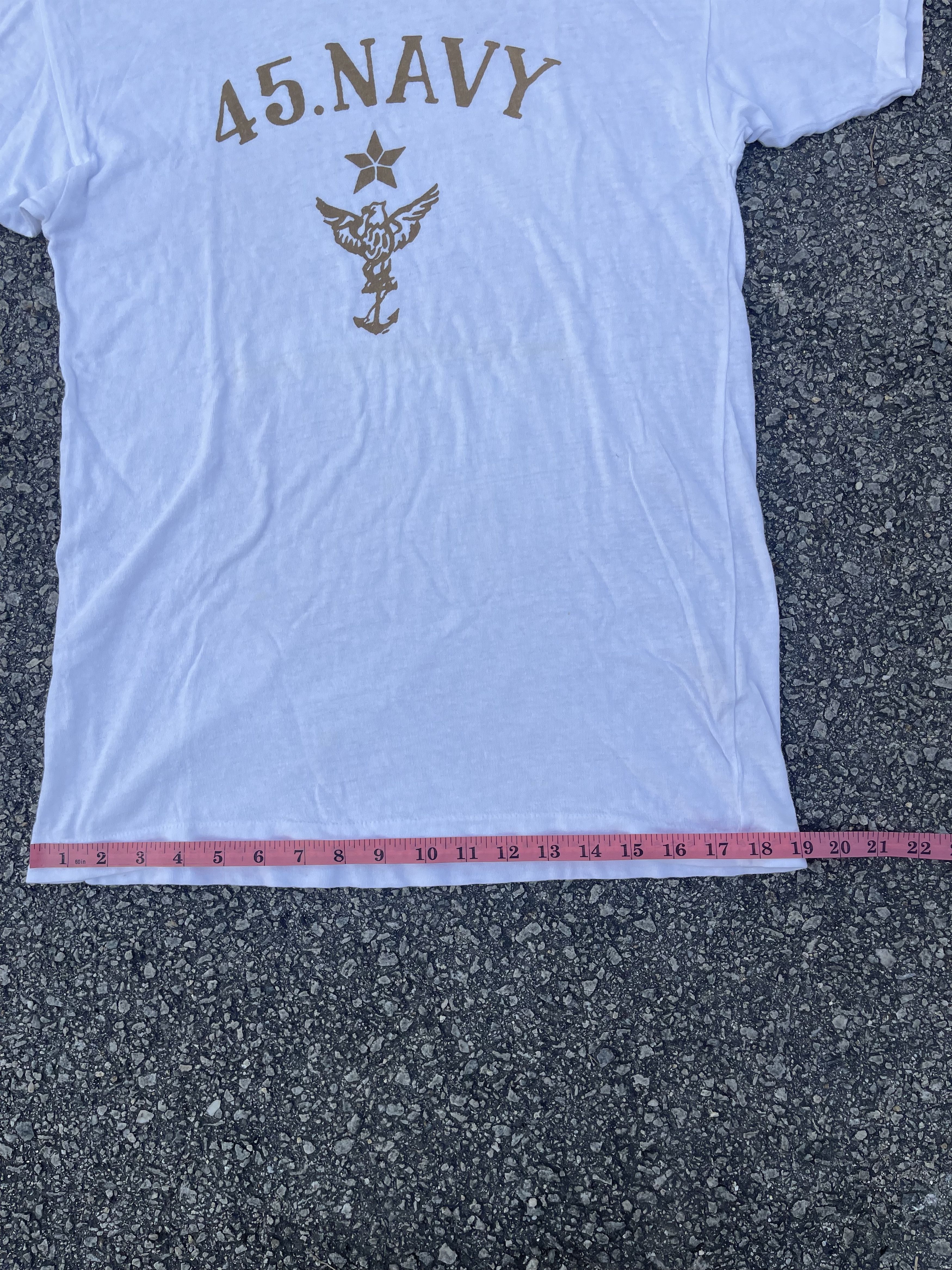 45rpm × Buzz Rickson's 45.NAVY by 45 Rpm White Tee Travis Scott Size US M / EU 48-50 / 2 - 13 Thumbnail