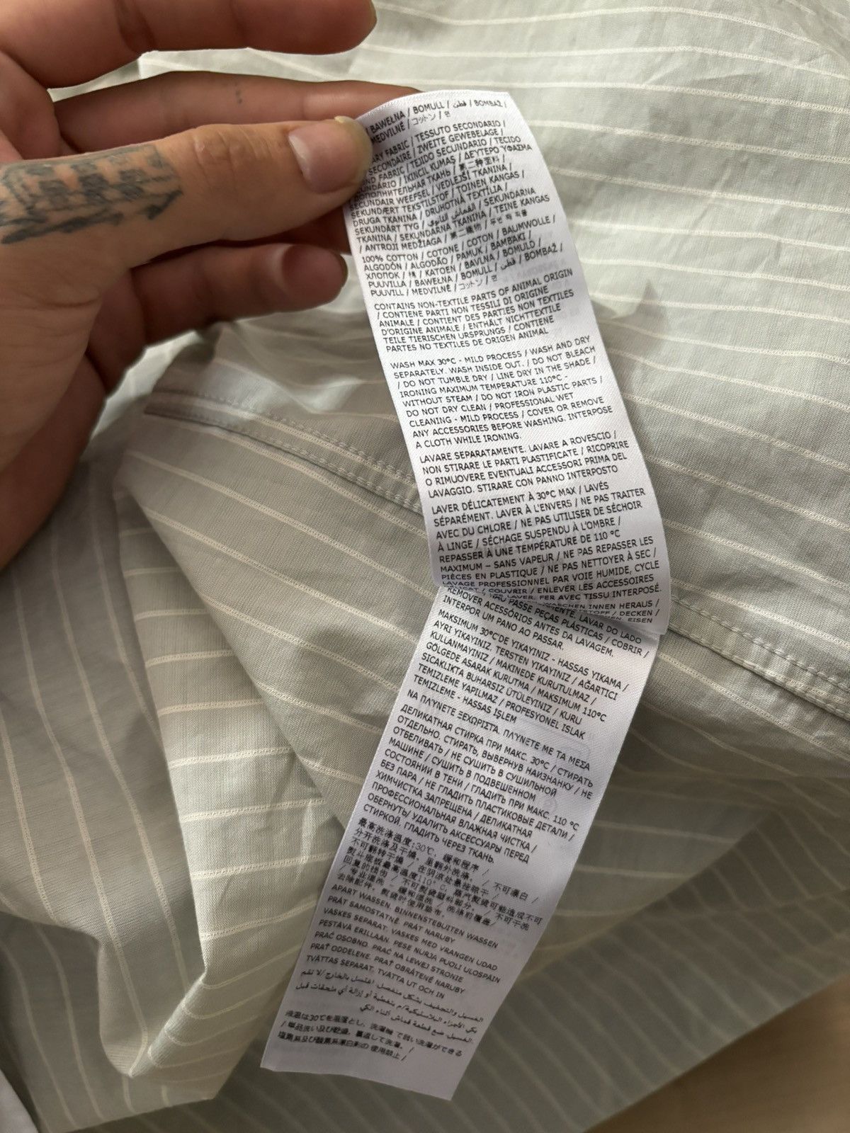 Maison Margiela Maison Margiela Split Asymetrical Shirt (new season) Size US S / EU 44-46 / 1 - 8 Thumbnail