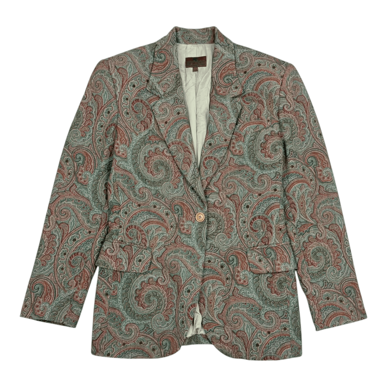 Etro ETRO Paisley Wool Blazer Jacket Women Vintage Luxury Size S / US 4 / IT 40 - 1 Thumbnail