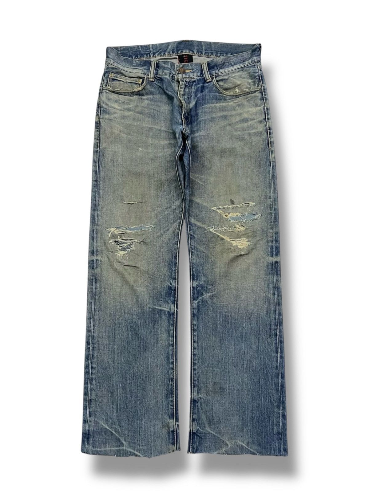 Japanese Brand Vintage 00s NESTA BRAND (Nesta Japan) Japanese Denim - W35 Size US 35 - 2 Thumbnail
