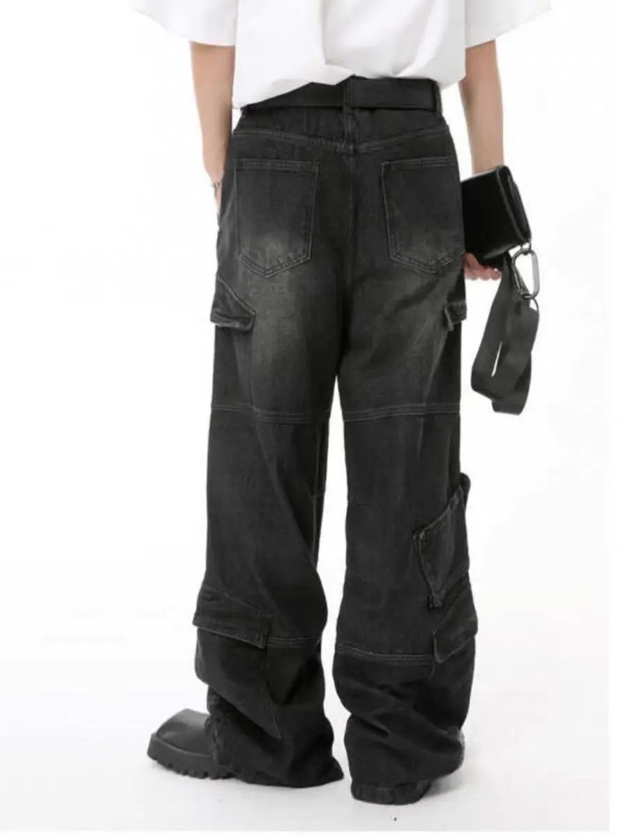 Japanese Brand Street Hip Hop Workwear Baggy Jeans Size US 32 / EU 48 - 2 Thumbnail