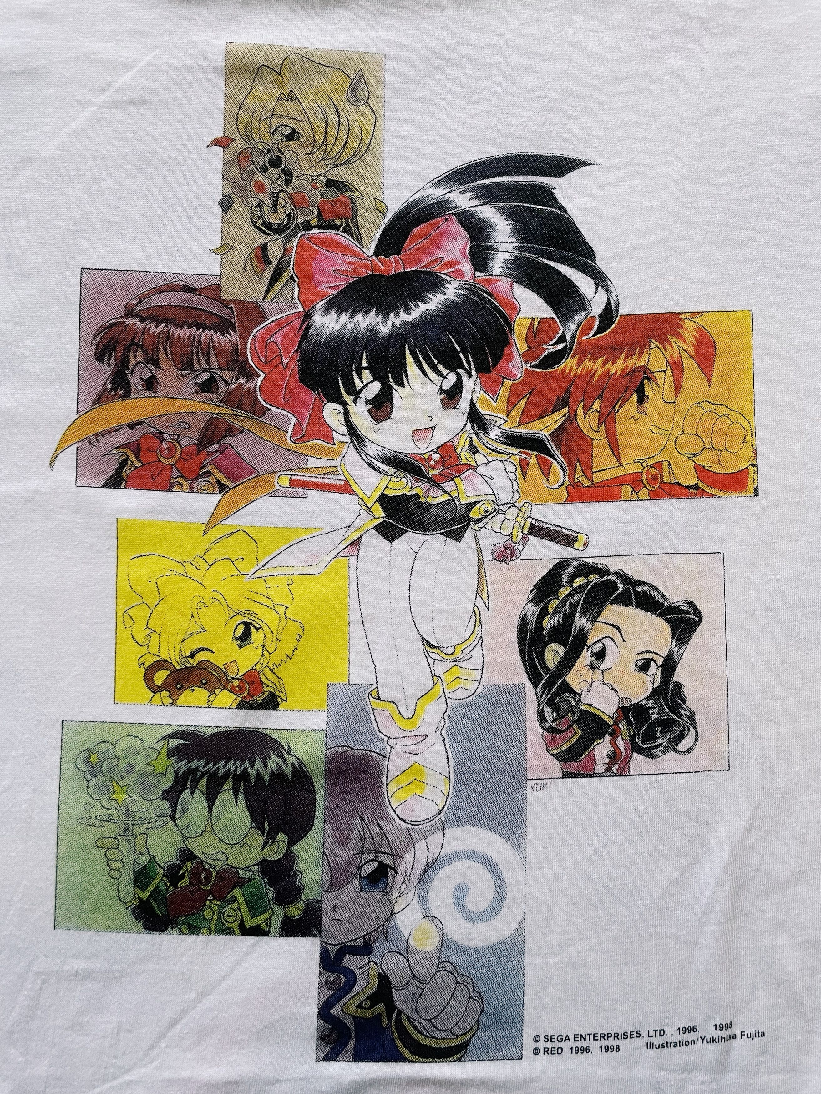 Anime × Japanese Brand × Vintage Vintage 1999 SEGA Sakura Wars Chibi Characters T-shirt White Size US M / EU 48-50 / 2 - 3 Thumbnail