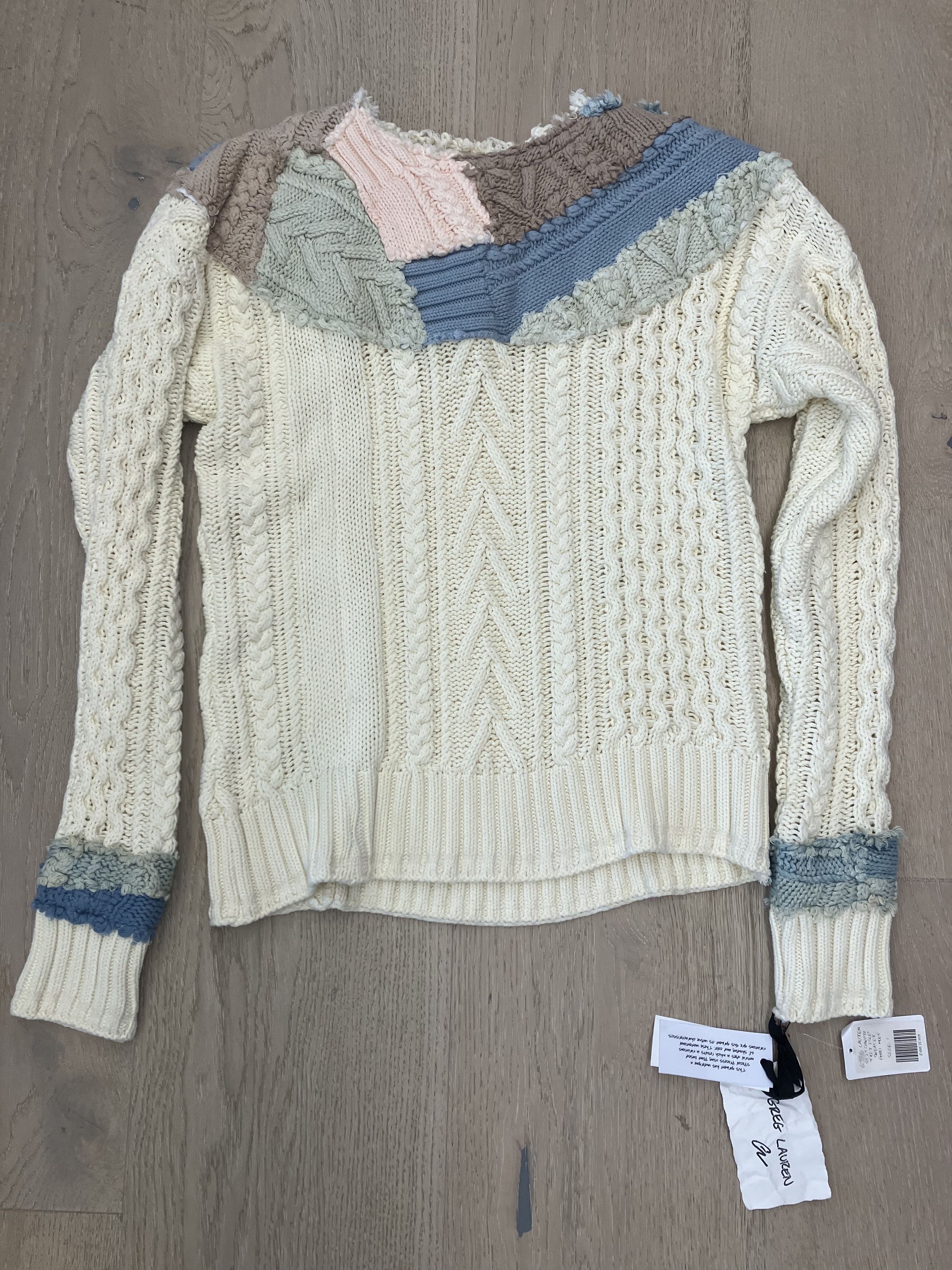 Greg Lauren $2000 NWT Greg Lauren Stitchwork Fair Isle Sweater Small Size US S / EU 44-46 / 1 - 5 Thumbnail