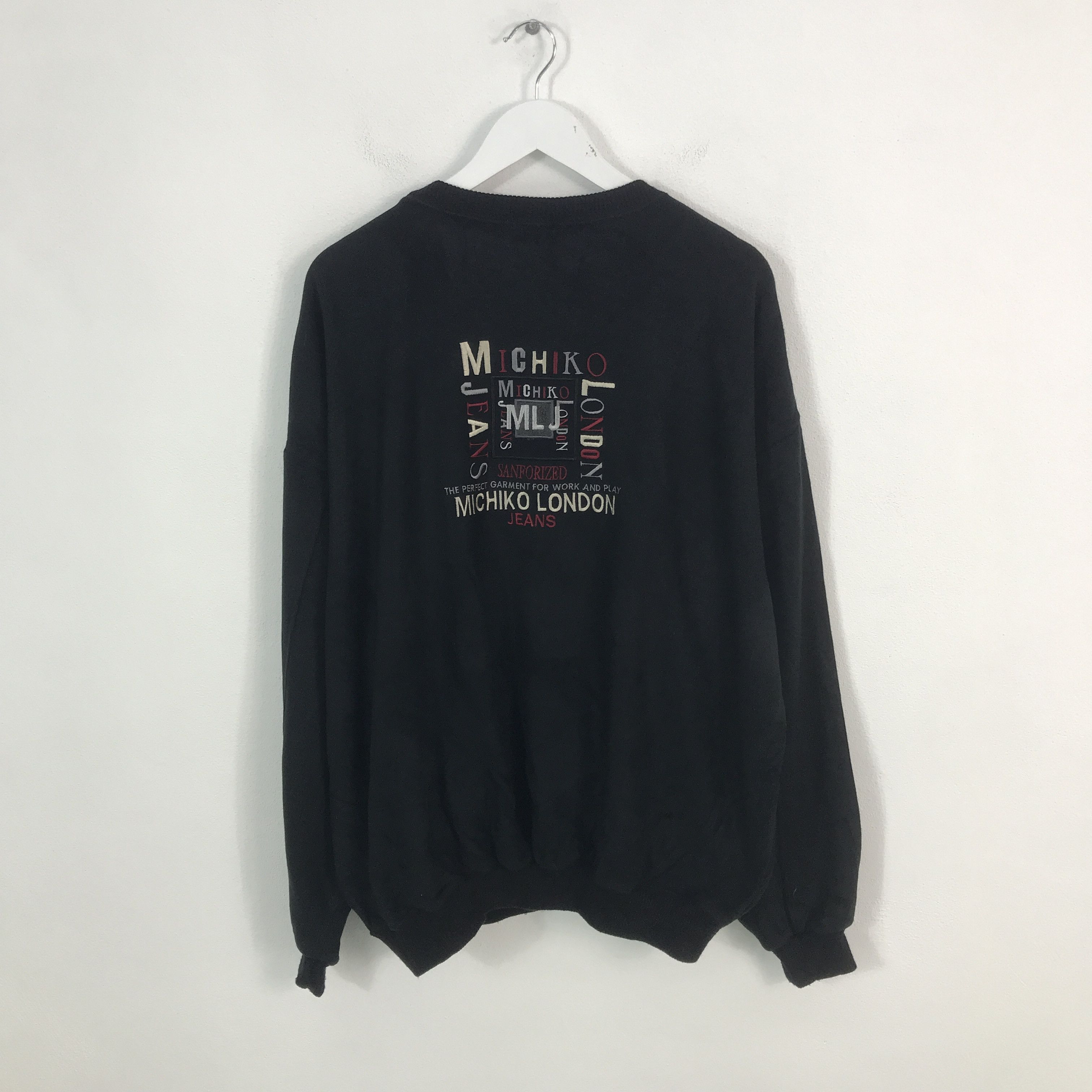 Michiko Koshino London Rare michiko london logo sweatshirt Size US L / EU 52-54 / 3 - 3 Thumbnail