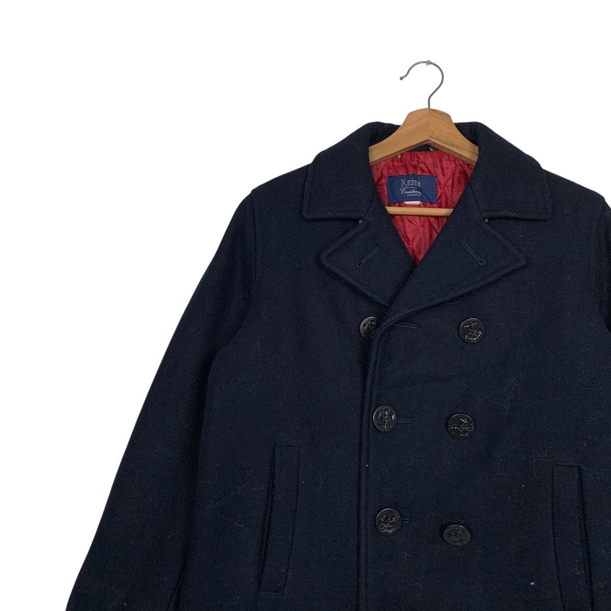 Other Keith Courtenay London Double Breasted Wool Jacket Size US M / EU 48-50 / 2 - 6 Thumbnail