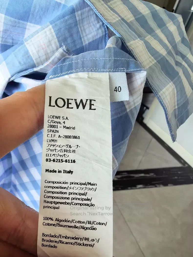 Loewe Loewe Short Sleeve Shirt Size US XXS / EU 40 - 4 Thumbnail