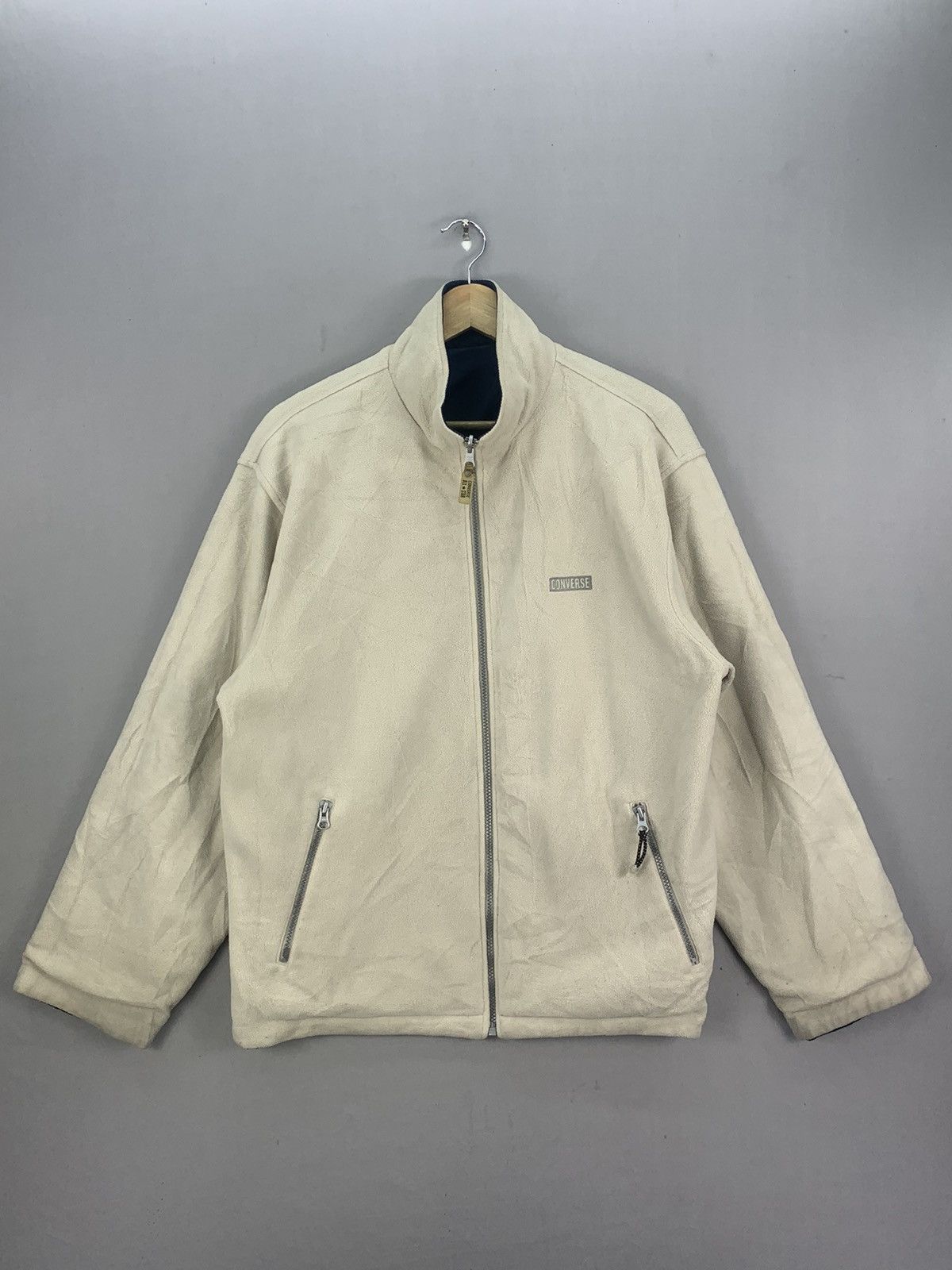 Converse Vintage Converse All Star Reversible Zipper Jacket Size US L / EU 52-54 / 3 - 7 Thumbnail