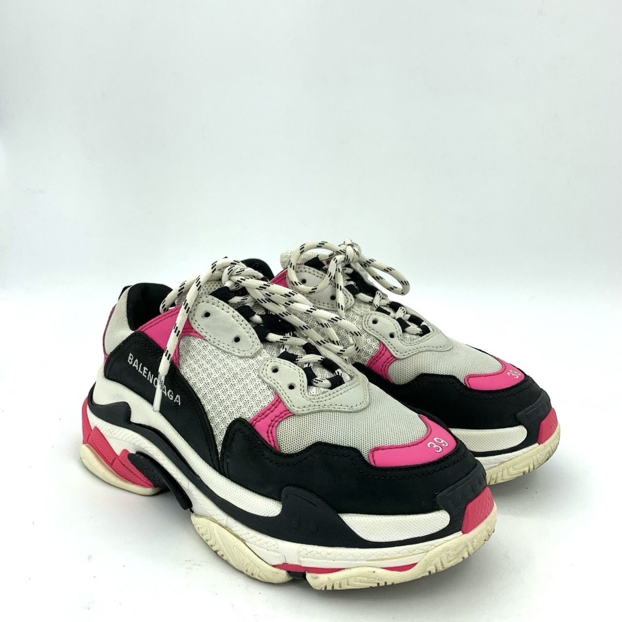 Balenciaga Balenciaga Triple S Mesh Lace-Up Sneakers Size US 8 / IT 38 - 2 Thumbnail
