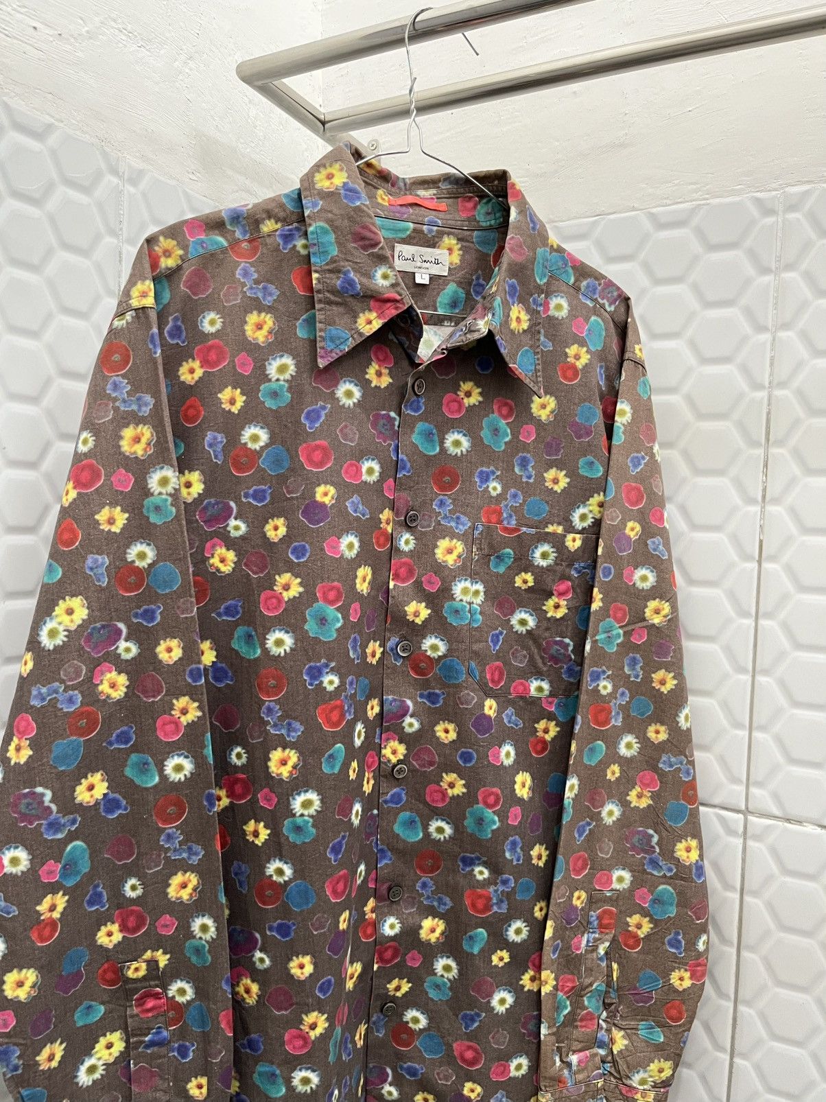 Paul Smith Vintage Paul Smith Printed Washed Shirt Size US L / EU 52-54 / 3 - 3 Thumbnail