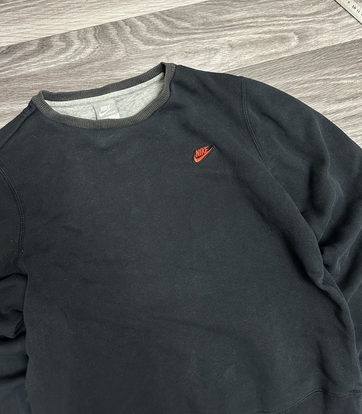 Nike Vintage Nike Sweitshirt Small Swoosh 90s y2k drill drip Size US M / EU 48-50 / 2 - 3 Thumbnail