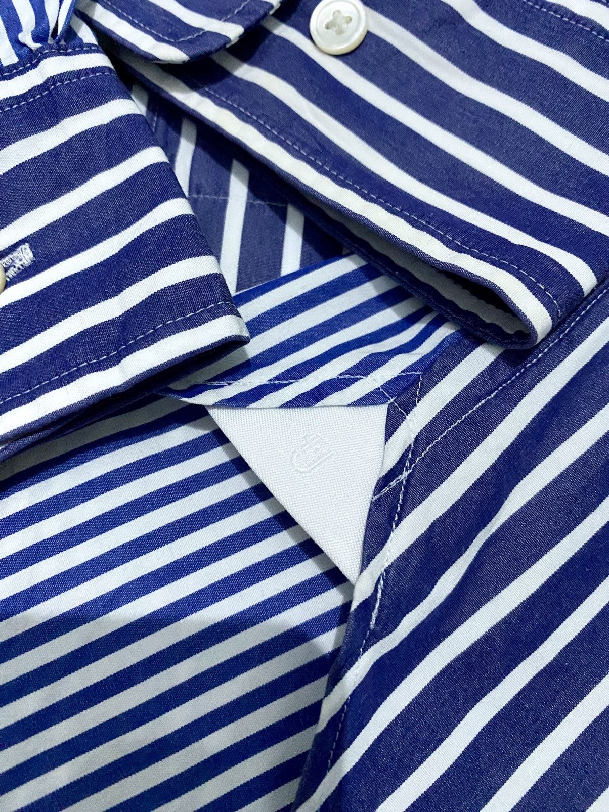 Japanese Brand × Jil Sander × Uniqlo Uniqlo x Jil Sander (+J) Oversize Stripe Shirt Size US L / EU 52-54 / 3 - 5 Thumbnail