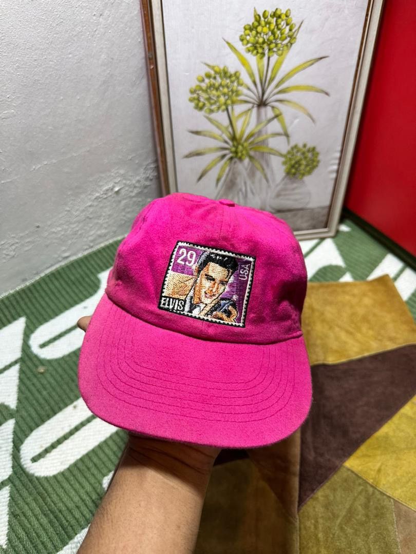 Band Tees Vintage Elvis Preslay Pink Hat Size ONE SIZE - 1 Thumbnail