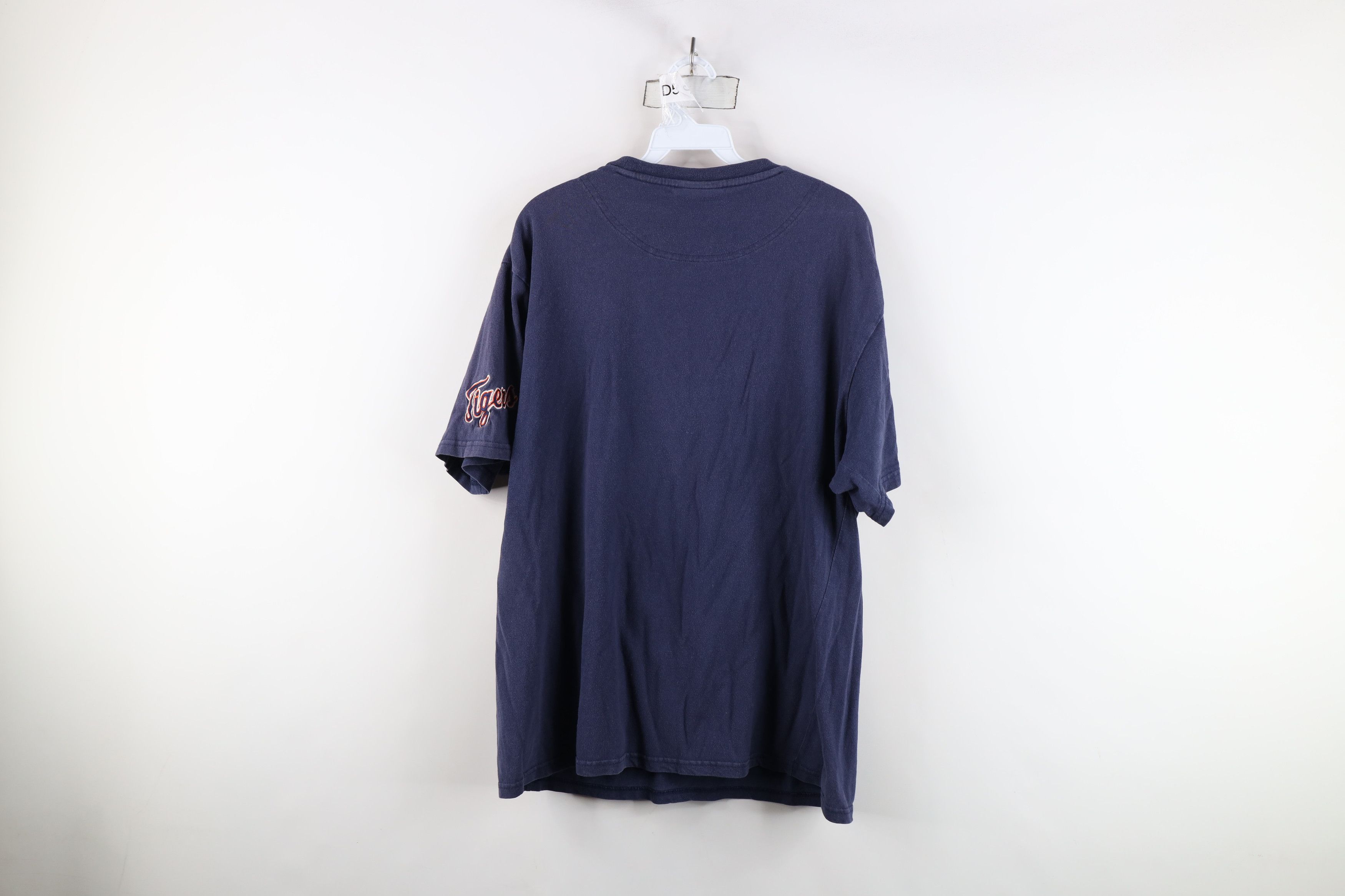 Nike × Vintage Vintage Nike Swoosh Detroit Tigers Baseball T-Shirt Blue Size US M / EU 48-50 / 2 - 12 Thumbnail