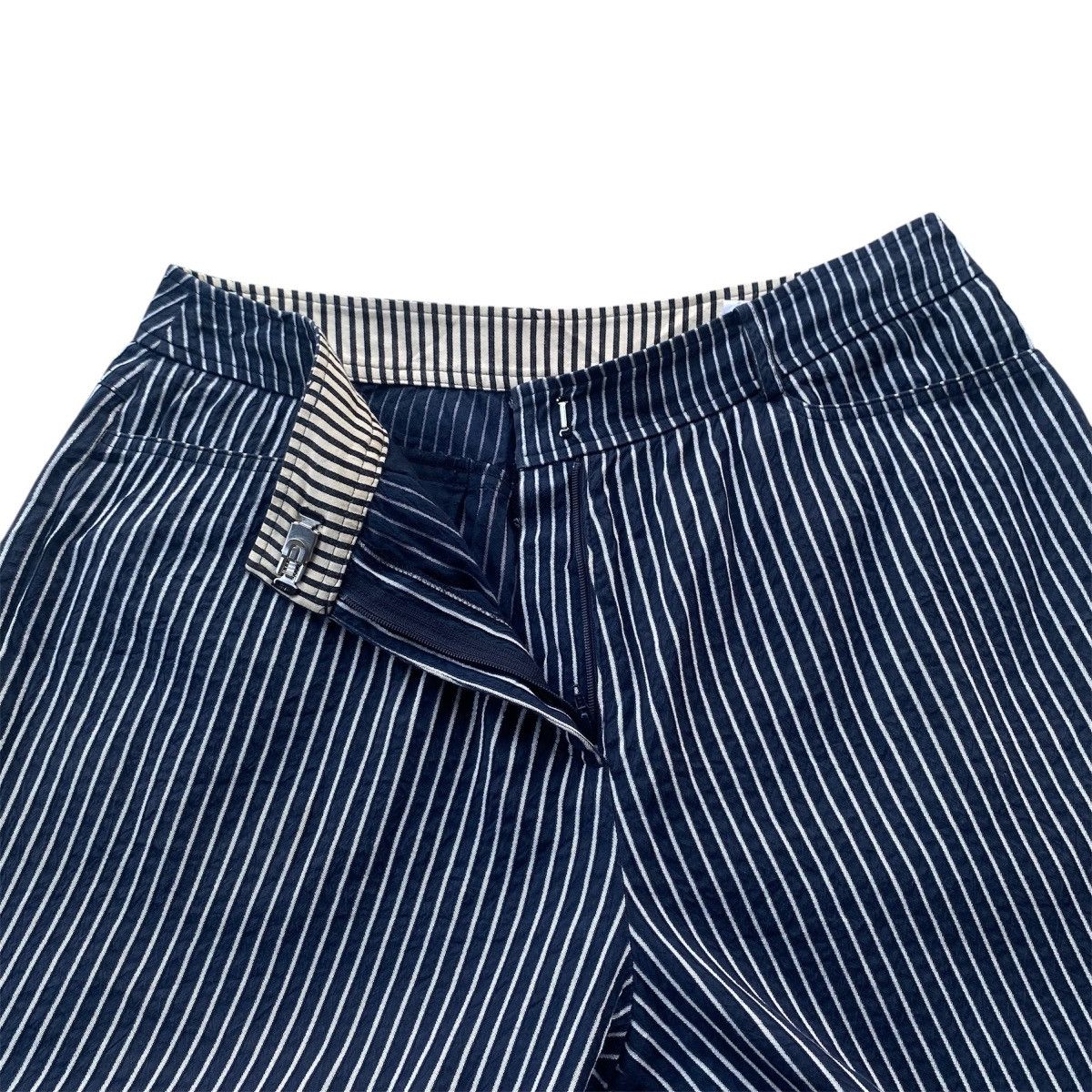 Lanvin LANVIN Sport Pinstripe Hickory Trousers Minimal Luxury Pants Size US 30 / EU 46 - 7 Thumbnail