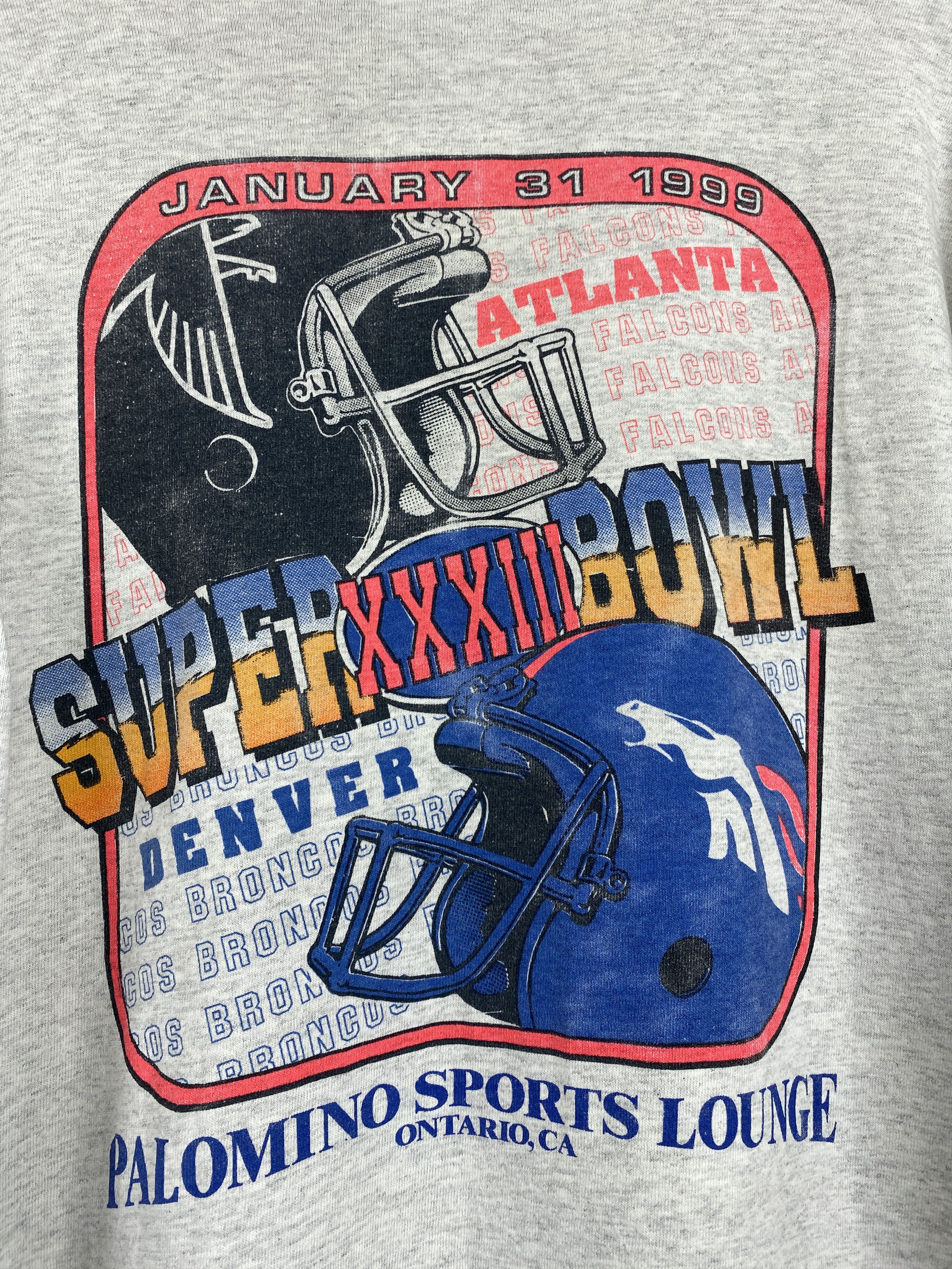 NFL × Vintage Vintage 90s Super Bowl Denver 1999 XXXIII Party Tee TA0611 Size US L / EU 52-54 / 3 - 5 Thumbnail