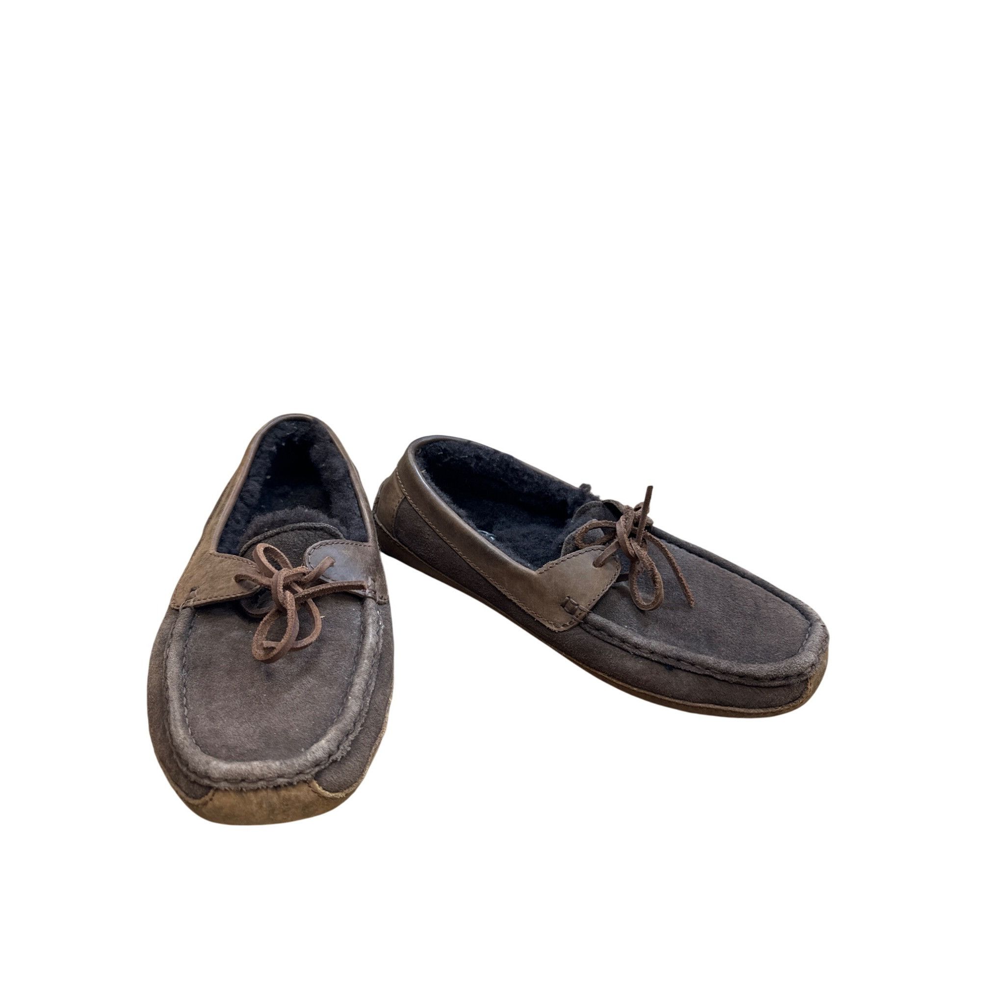 Ugg UGG Mens Brown Suede Moccasins Size 8 SKU 6905 Size US 8 / EU 41 - 2 Thumbnail