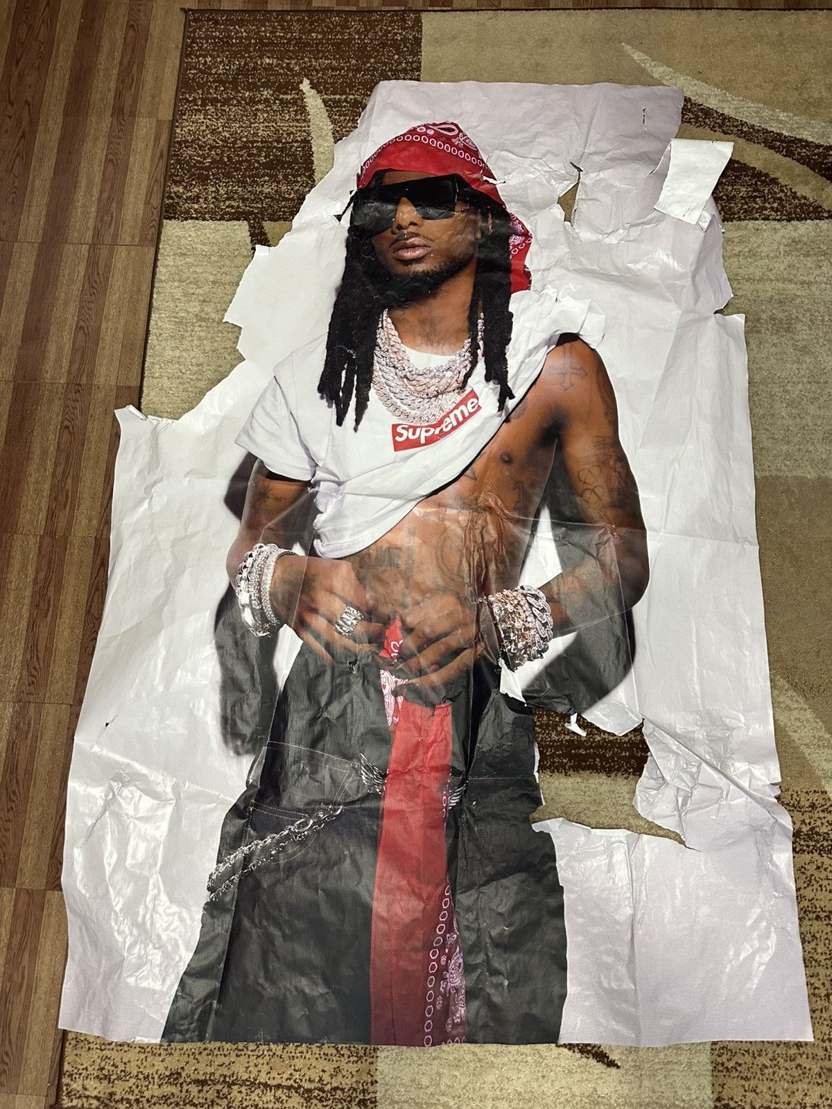 supreme×playboi carti ポスター Playboi Carti x Supreme Poster 2025