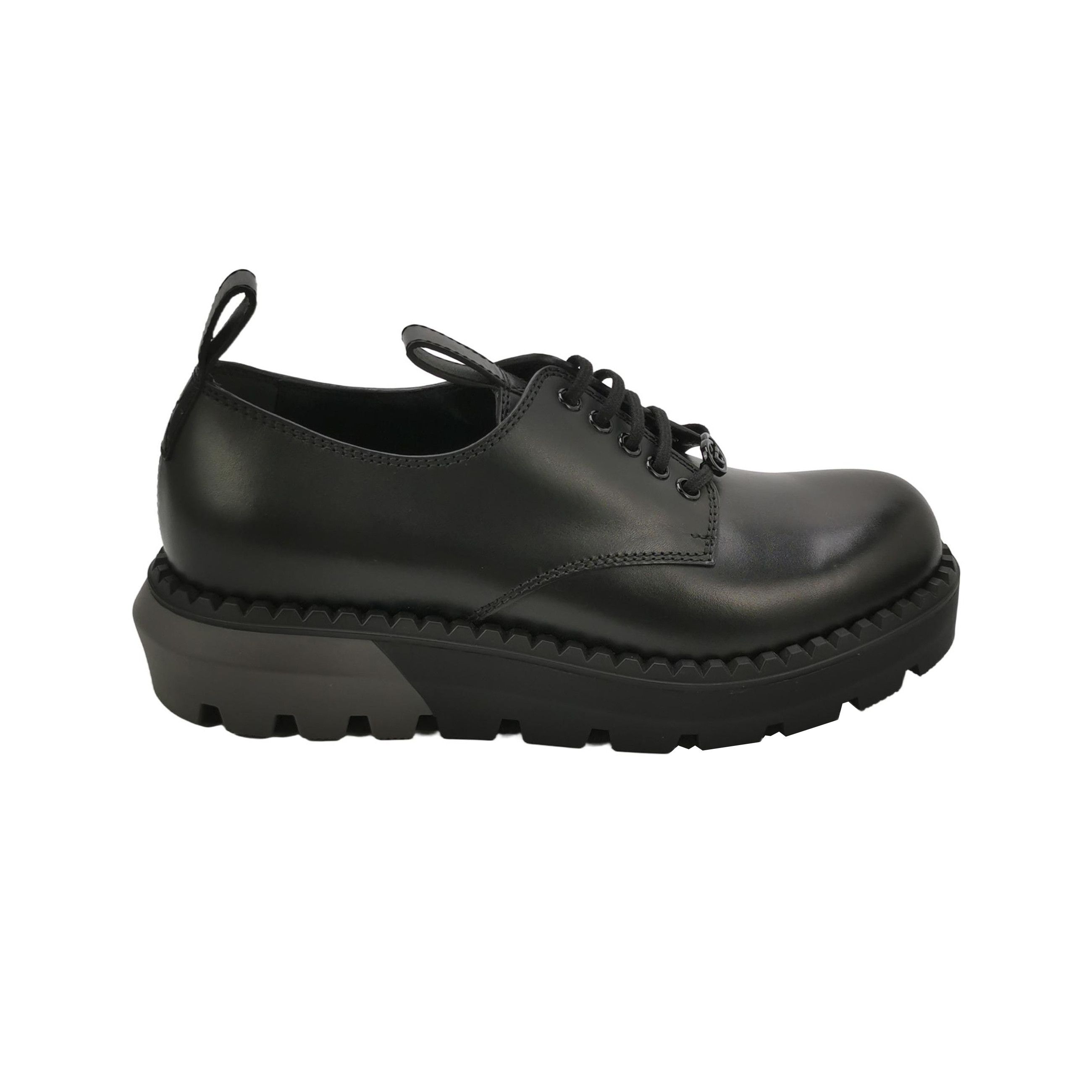 Gucci Gucci Platform Lace-Up Leather Shoes 40.5 Size US 7 / EU 40 - 1 Thumbnail