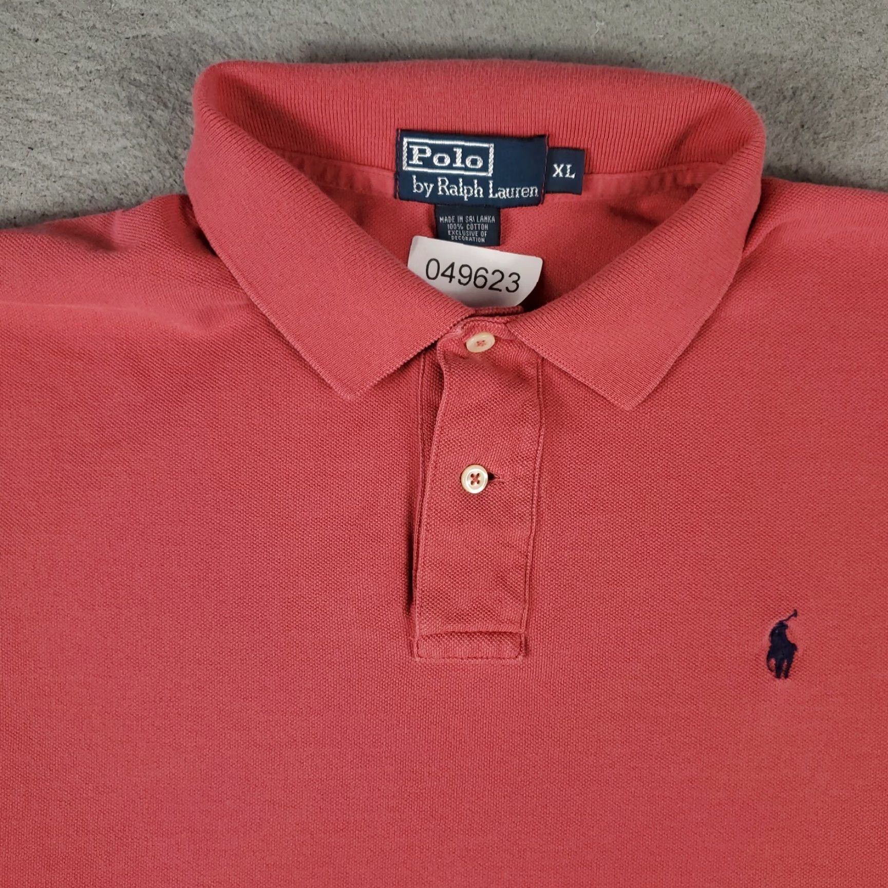 Ralph Lauren Ralph Lauren Polo Shirt Mens XL Red Pony Shirt Short Sleeve Casual Button-Front Collared Classic Polo American Modern Preppy Mens XL Red Polo Size US XL / EU 56 / 4 - 2 Thumbnail