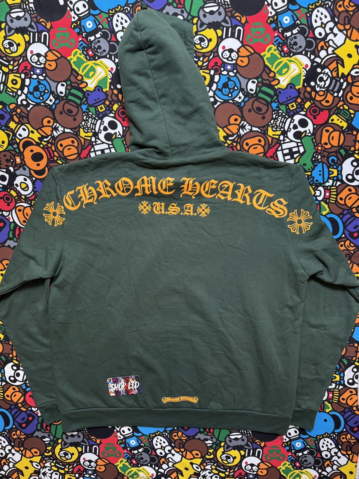 Chrome Hearts Chrome Hearts Green Script Logo Pullover Hoodie Size US L / EU 52-54 / 3 - 1 Thumbnail