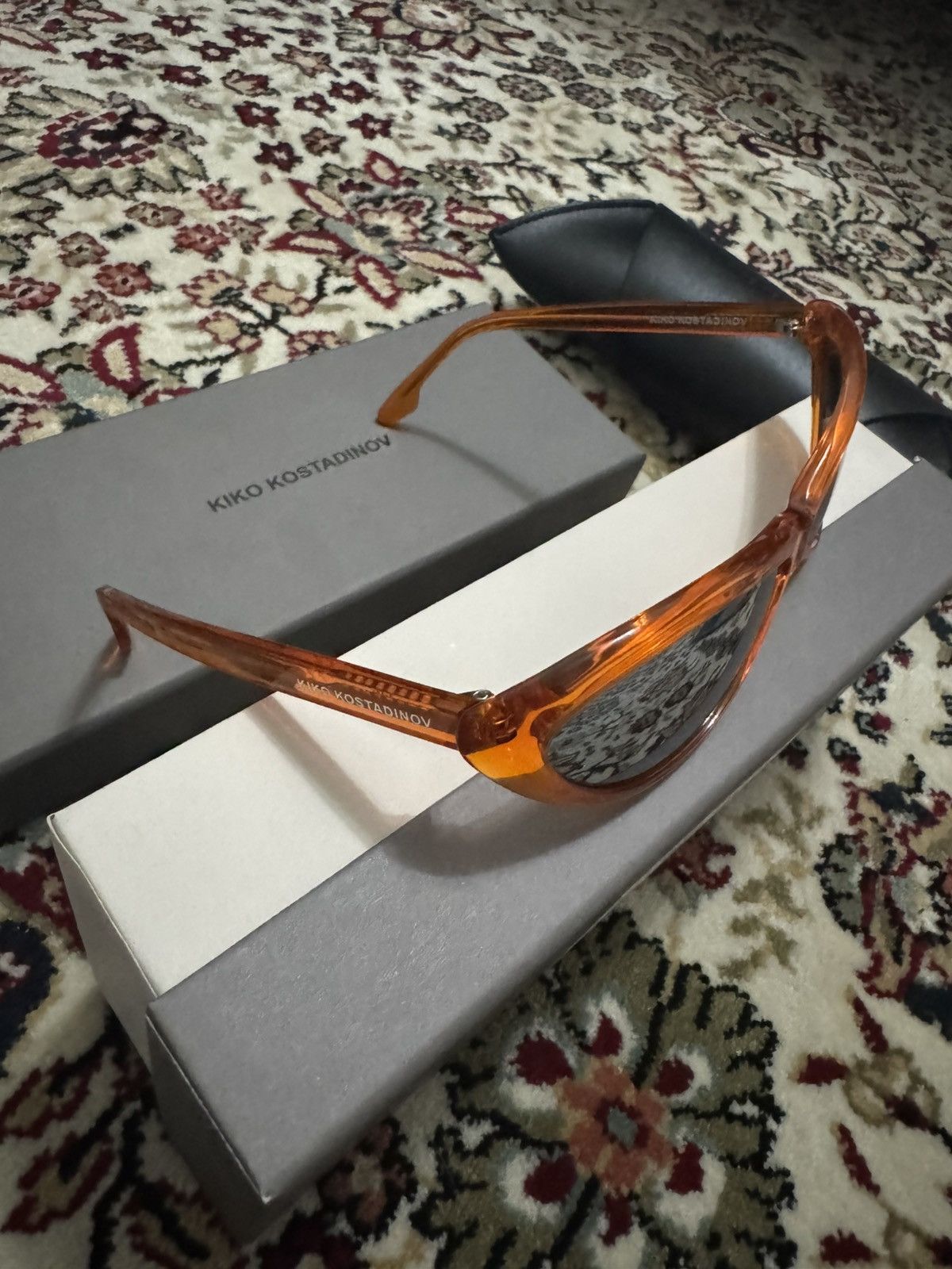 Kiko Kostadinov Kiko Kostadinov Orange Nisse Sunglasses Size ONE SIZE - 5 Thumbnail