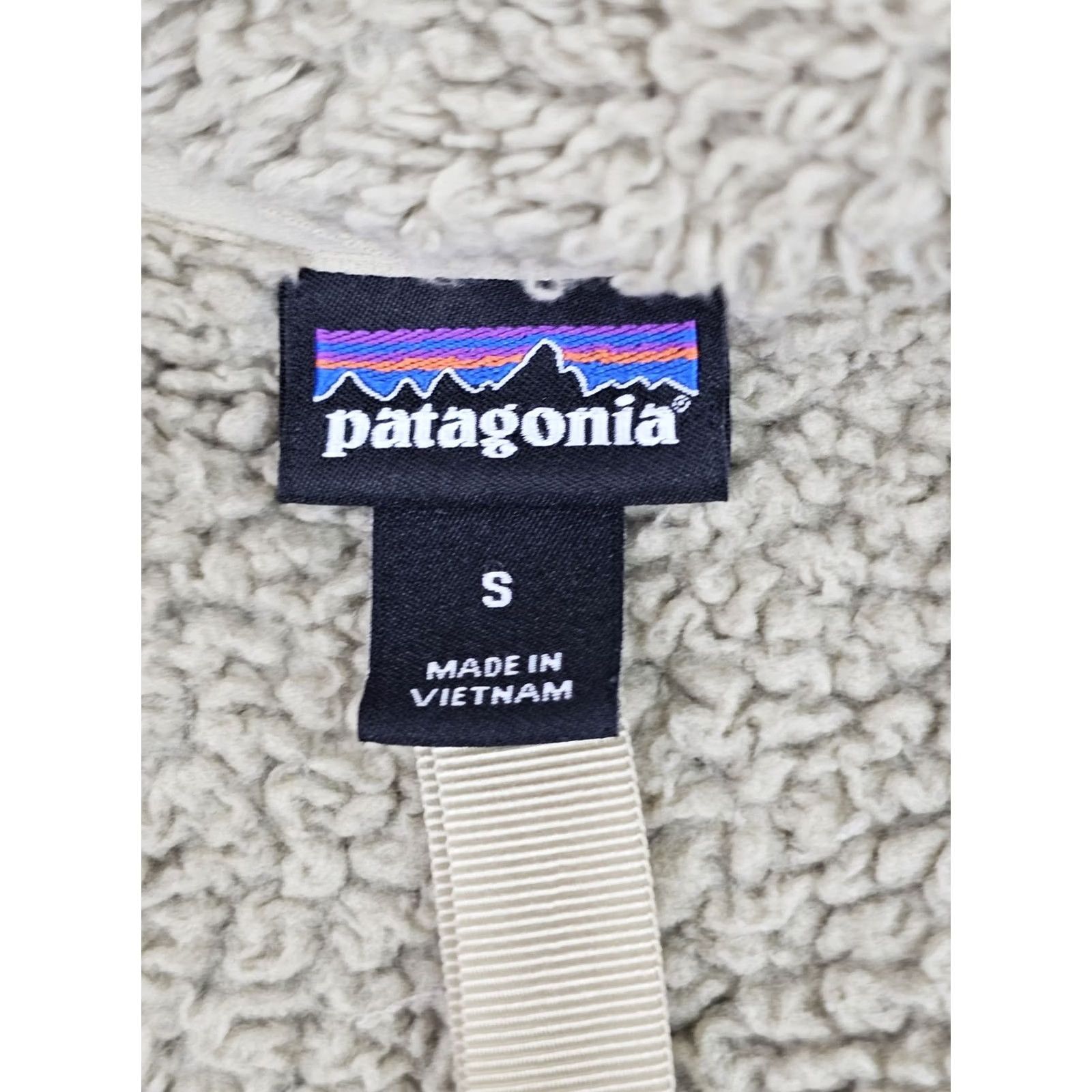 Patagonia Patagonia Los Gatos 1/4-Zip Deep Pile Sherpa Pullover Sweater Women S Beige Mock Size S / US 4 / IT 40 - 3 Thumbnail