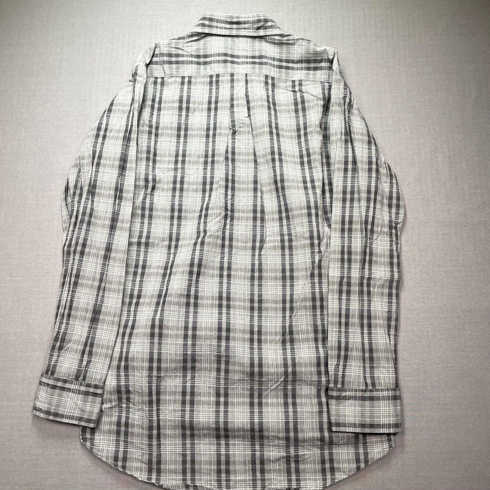 Steven Alan Steven Alan Shirt Mens Small Gray Plaid Long Sleeve Button-Up USA Cotton Casual Size US S / EU 44-46 / 1 - 5 Thumbnail