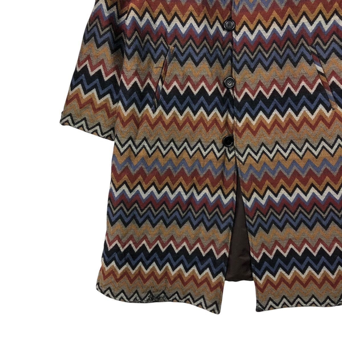 Missoni 🔥VINTAGE REVERSIBLE LONG JACKET MISSONI DONNA NAVAJO DESIGN Size US M / EU 48-50 / 2 - 6 Thumbnail