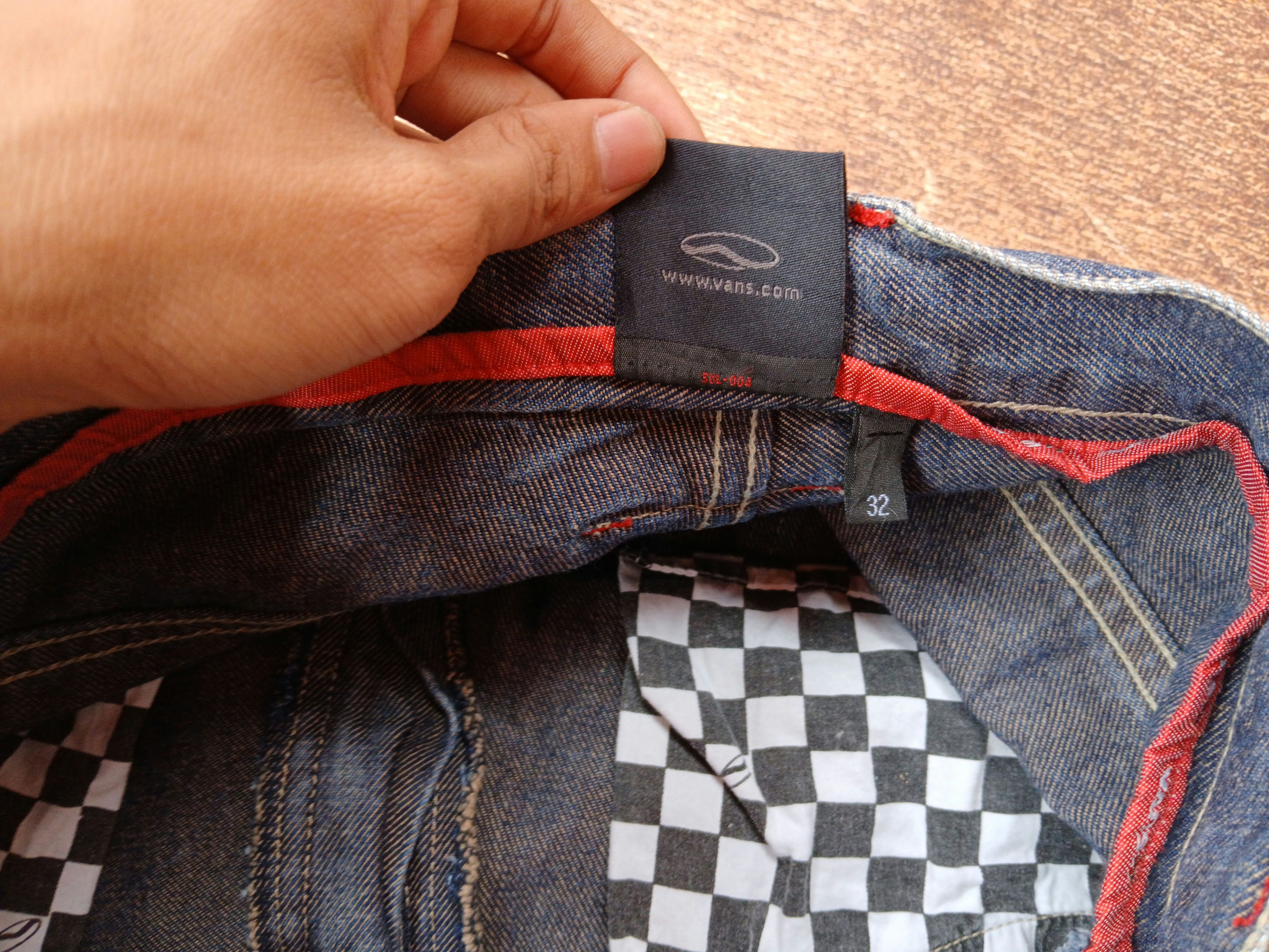 Japanese Brand × Vans 90's Vans 66 Skate Root Carpenter Denim Baggy Jeans Size US 32 / EU 48 - 8 Thumbnail