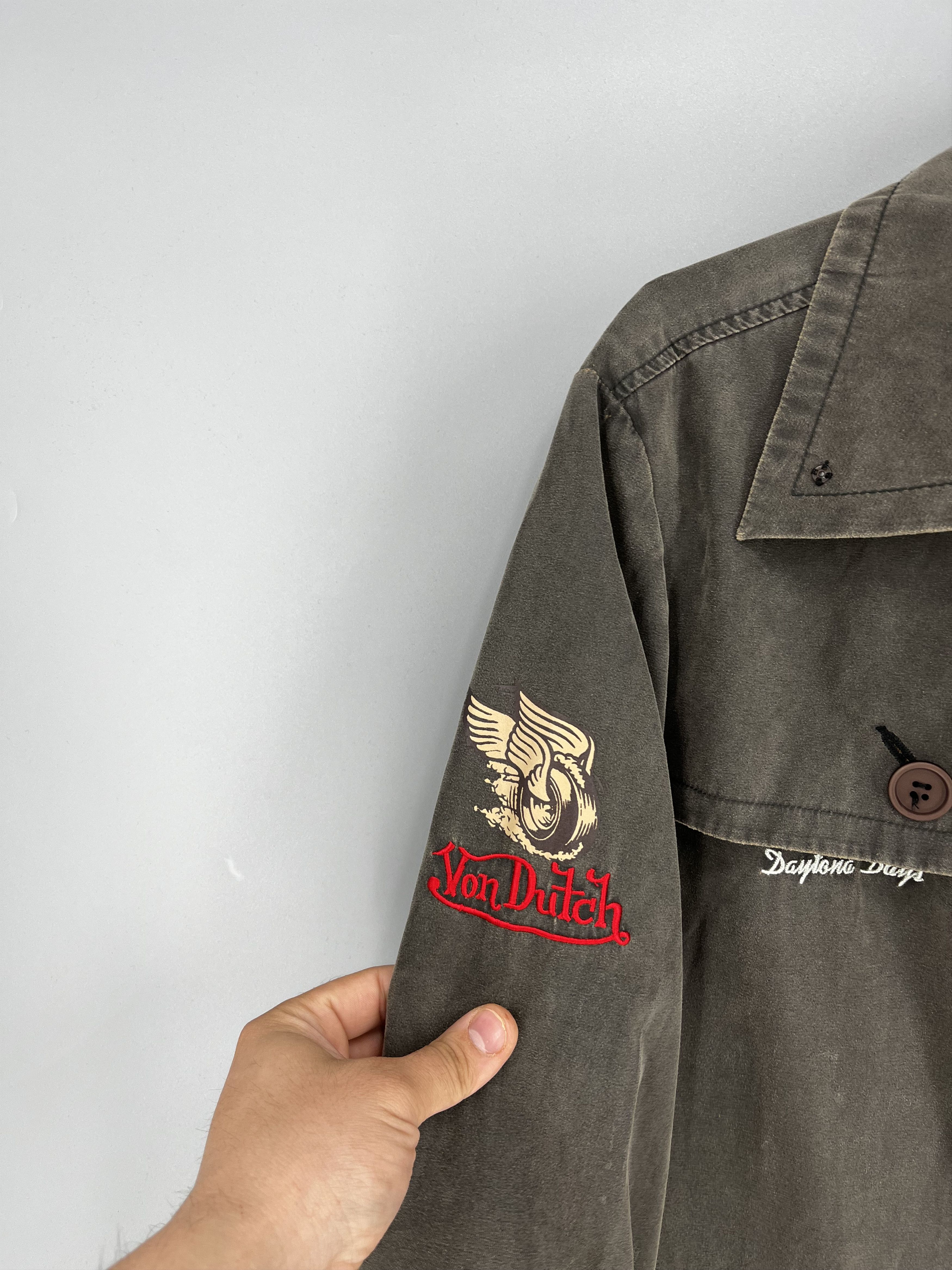 Japanese Brand Vintage 90s Von Dutch Coat Parka Jacket Size US XXL / EU 58 / 5 - 7 Thumbnail