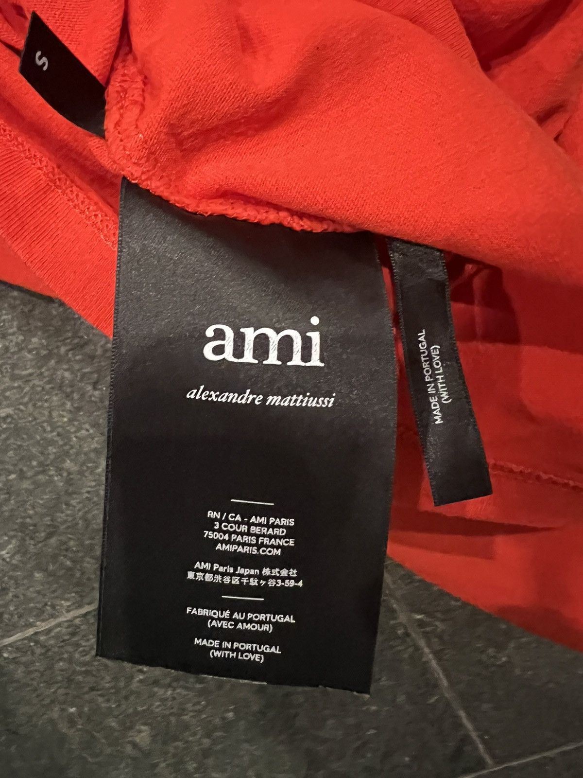 AMI AMI tshirt red medium Size US M / EU 48-50 / 2 - 6 Thumbnail
