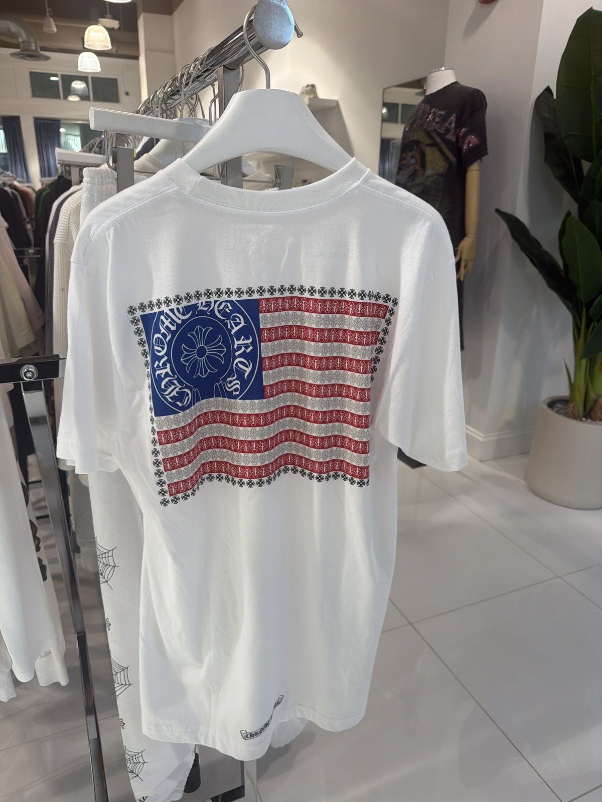Chrome Hearts *RARE* Chrome Hearts USA American Flag Dagger T