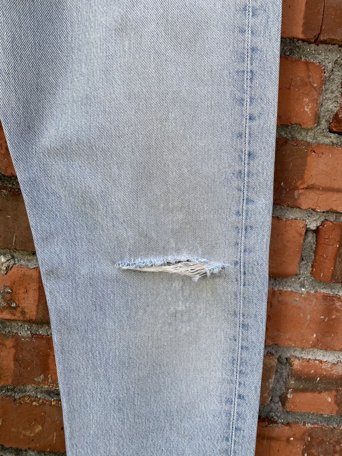 Levi's Vintage Clothing × Vintage W32x31.5 Vinatge levi's 501 made in USA faded 90s distressed Size US 32 / EU 48 - 4 Thumbnail
