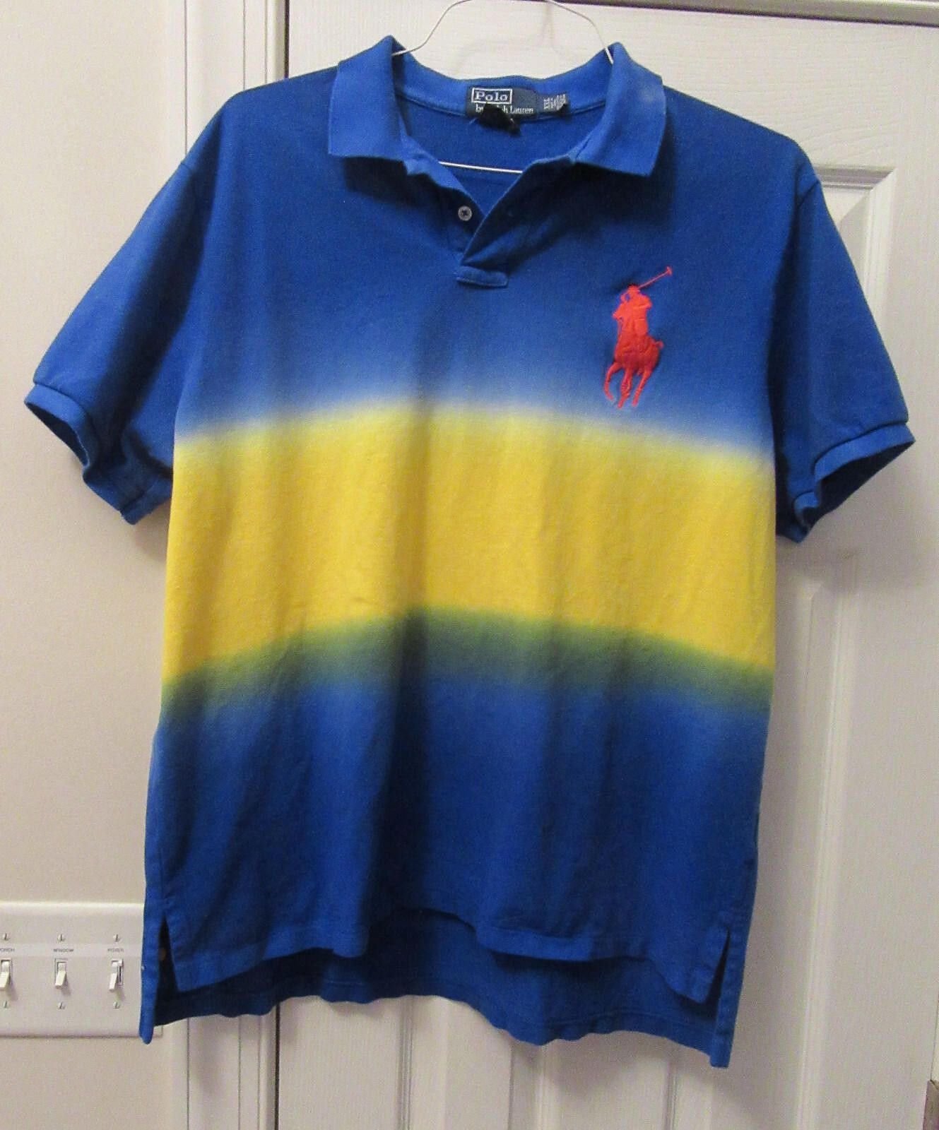 Polo Ralph Lauren Polo Ralph Lauren Men Custom Fit Tie Dye Big Pony Shirt XXL Size US XXL / EU 58 / 5 - 1 Thumbnail