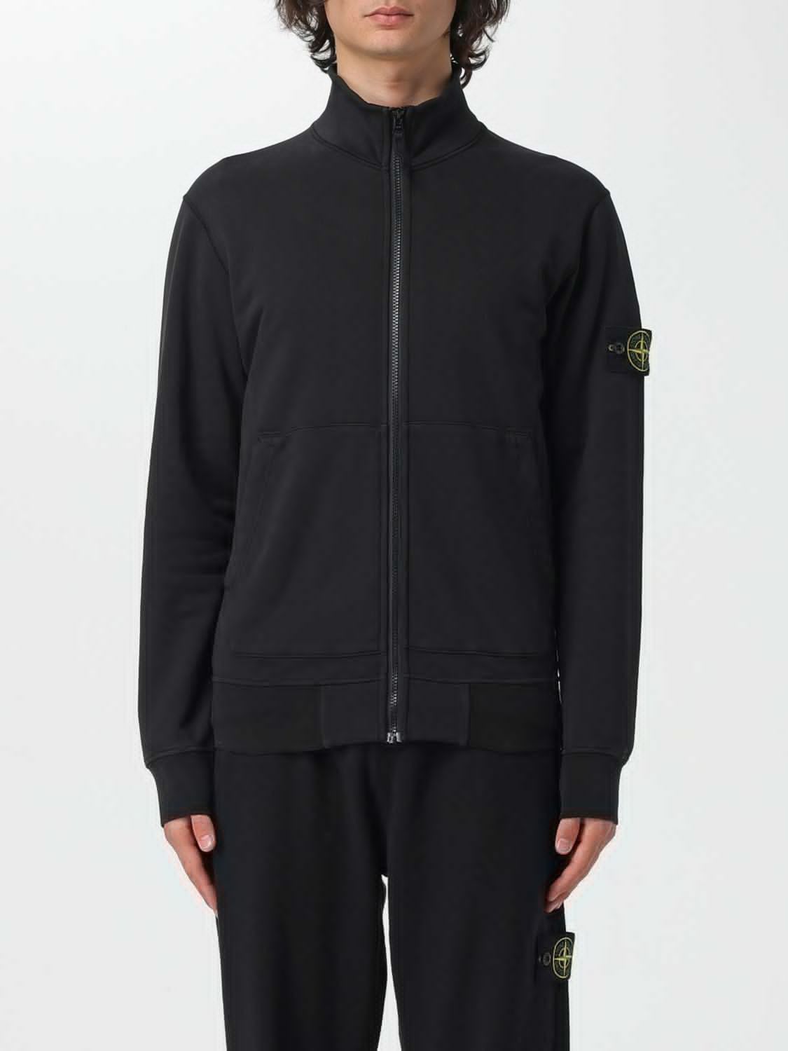 image of Stone Island Sweatshirt Men Black (Size 2XL)