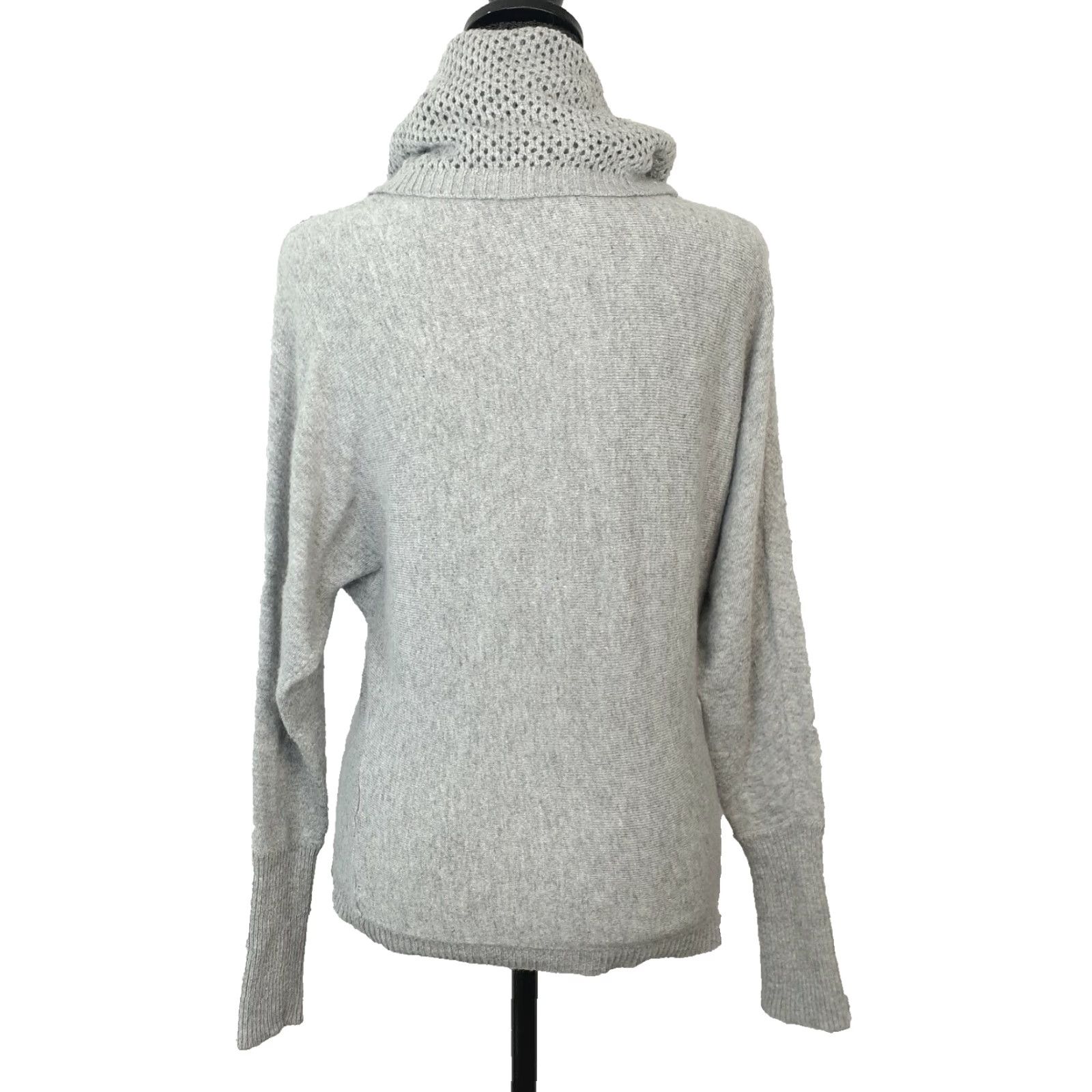 Buffalo David Bitton Buffalo David Bitton Sweater Womens XS Gray Angora Blend Long Sleeve Cowl Neck Size XS / US 0-2 / IT 36-38 - 2 Thumbnail