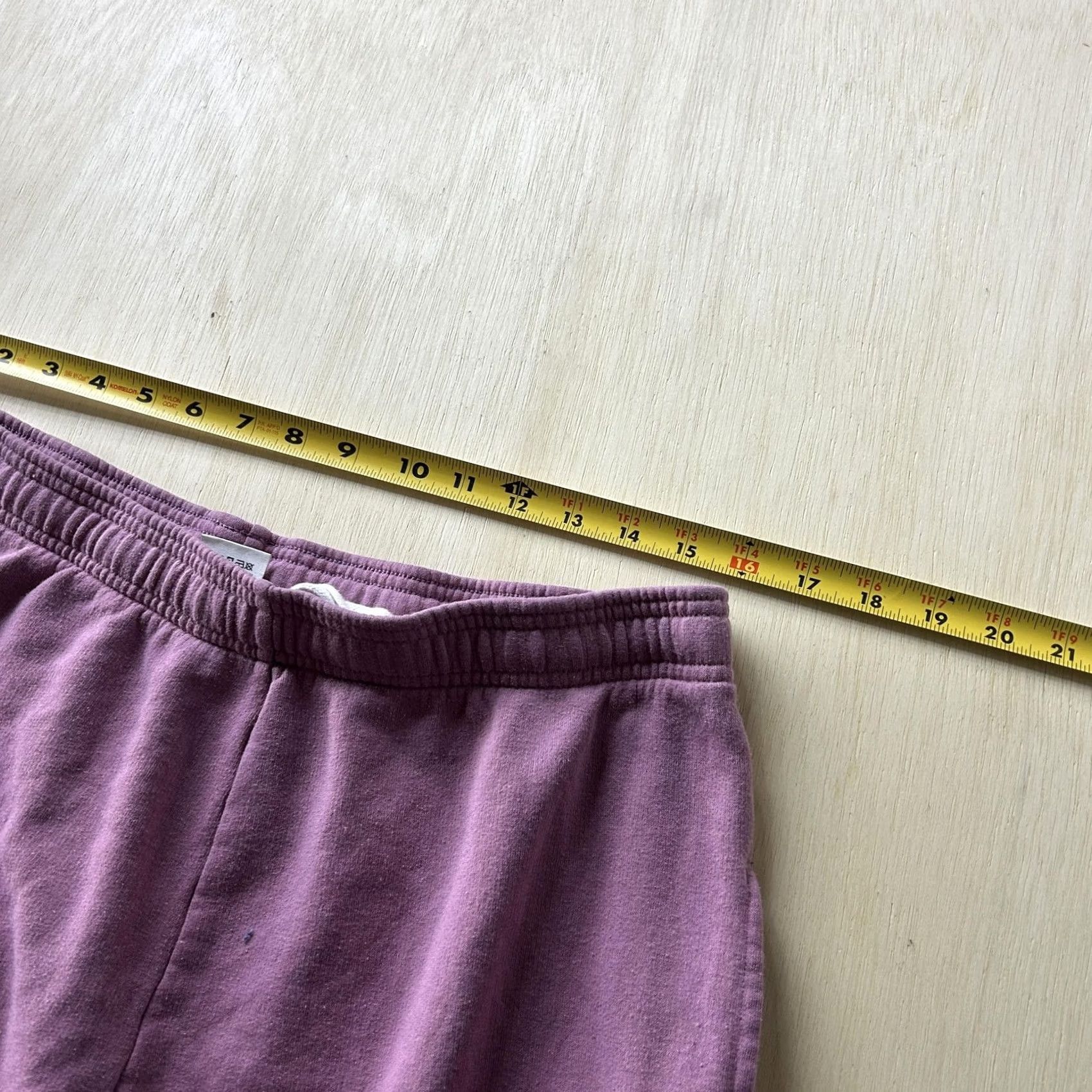 Vintage PINK Victoria's Secret Sweatpants Womens L Pink Terry Stripe Joggers Lounge Tapered Elastic Waist Pockets Size 36" / US 14 / IT 50 - 7 Thumbnail