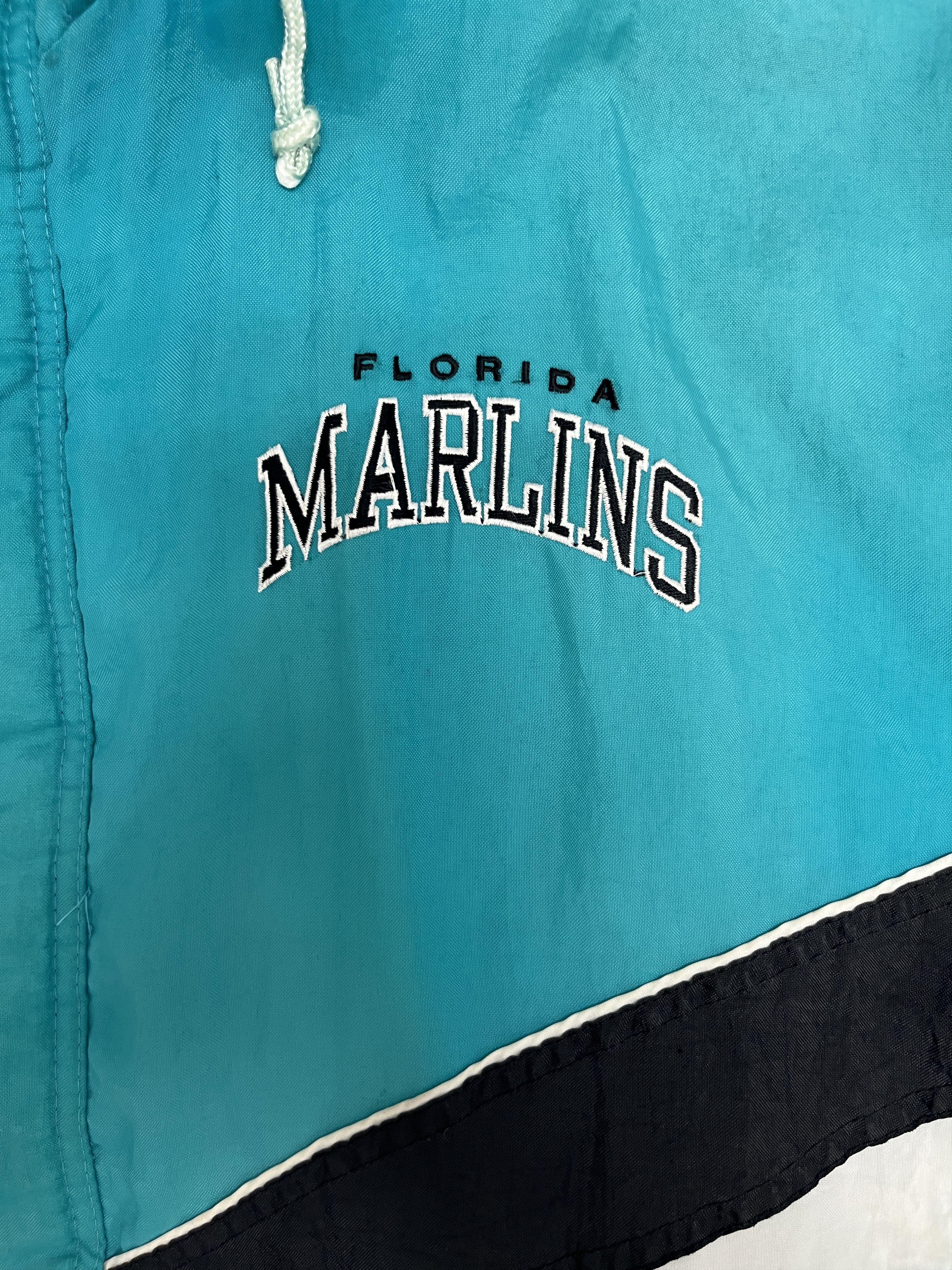 Starter × Vintage Florida Marlins Embroidered Vintage Teal Starter Jacket Size US L / EU 52-54 / 3 - 2 Thumbnail