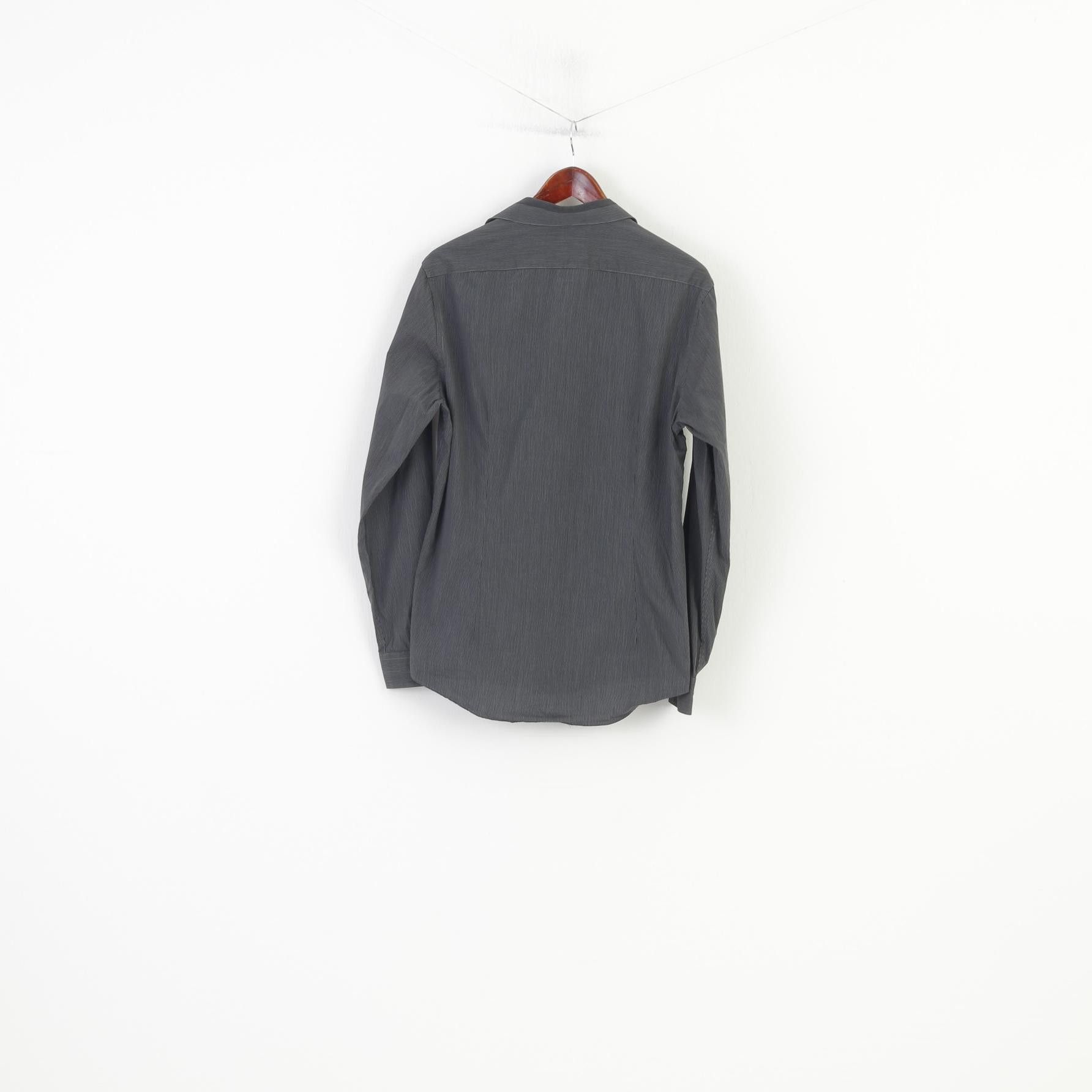 Calvin Klein Calvin Klein Men 40 15.75 S Casual Shirt Striped Slim 9984 Size US S / EU 44-46 / 1 - 7 Thumbnail