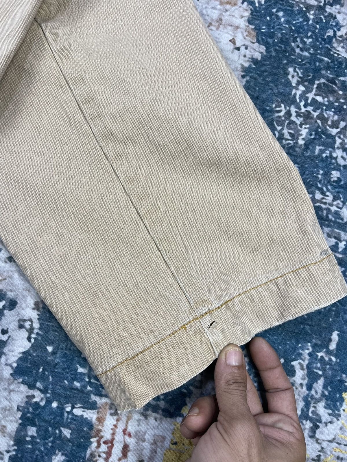 L.L. Bean Vintage LL Bean Double Knee Distressed Canvas Pants Size US 32 / EU 48 - 8 Thumbnail