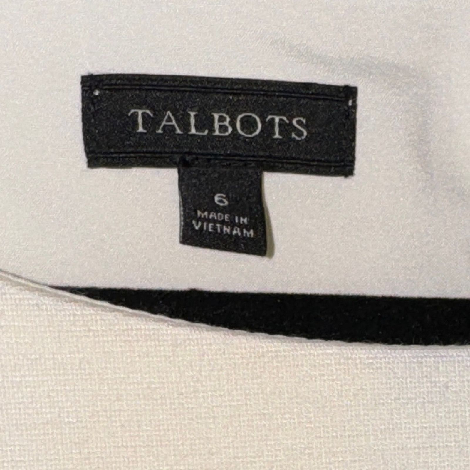 Other Talbots Midi Ponte Scalloped Color Block Dress Red Size 6 Size M / US 6-8 / IT 42-44 - 3 Thumbnail