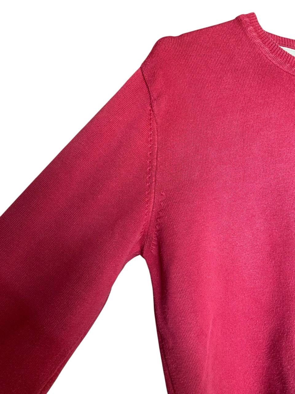 Burberry Burberry Brit cotton knit sweater red nova check elbow patch Size US S / EU 44-46 / 1 - 5 Thumbnail