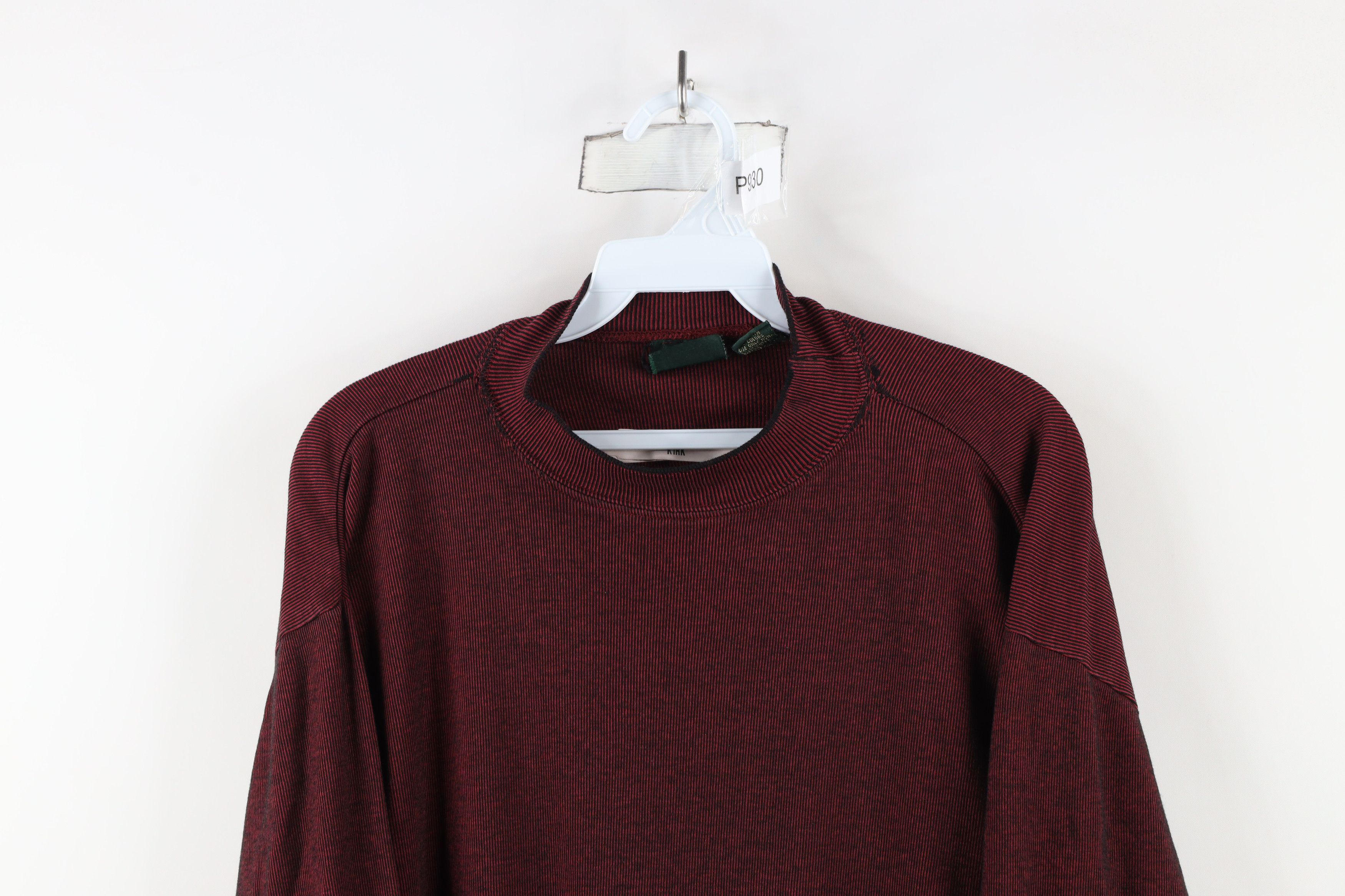 Vintage Vintage 90s Streetwear Knit Mock Neck Long Sleeve T-Shirt Size US L / EU 52-54 / 3 - 2 Thumbnail