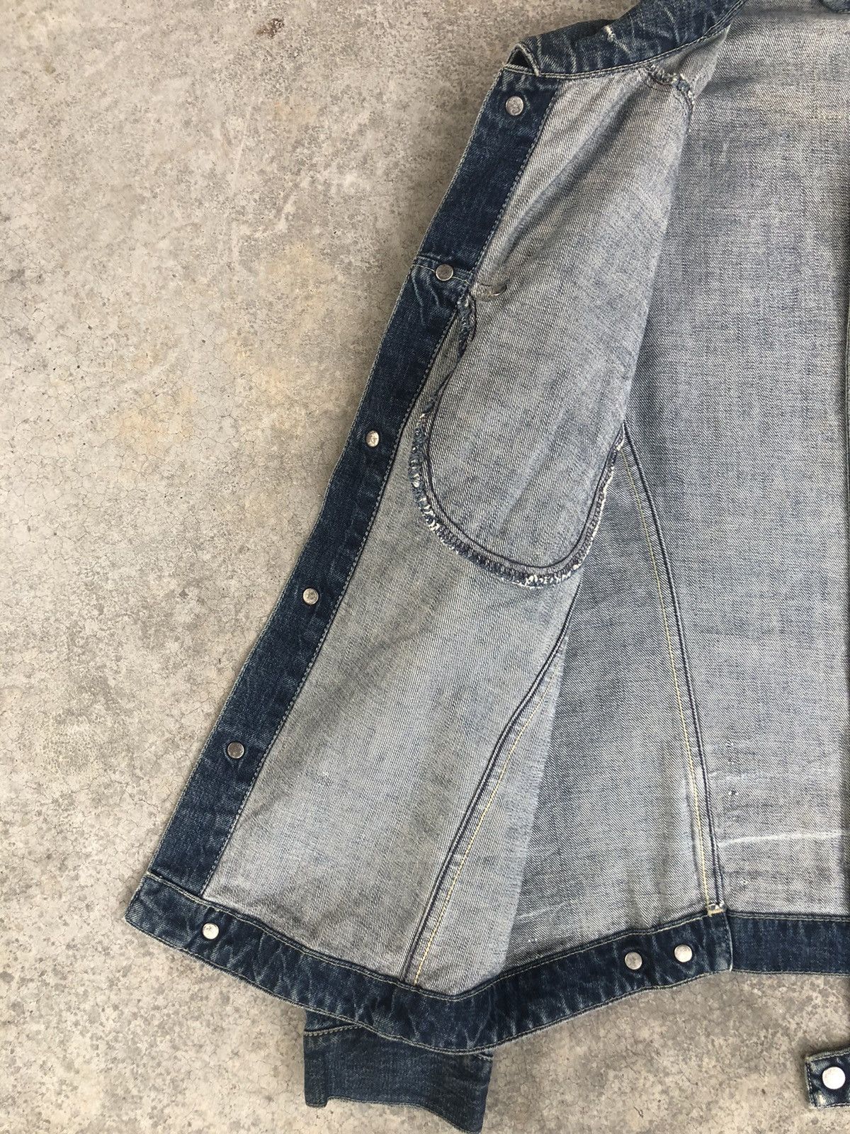 Levi's Y2k Levis Engineered Type 1 Denim Jacket Distressed Size US L / EU 52-54 / 3 - 5 Thumbnail