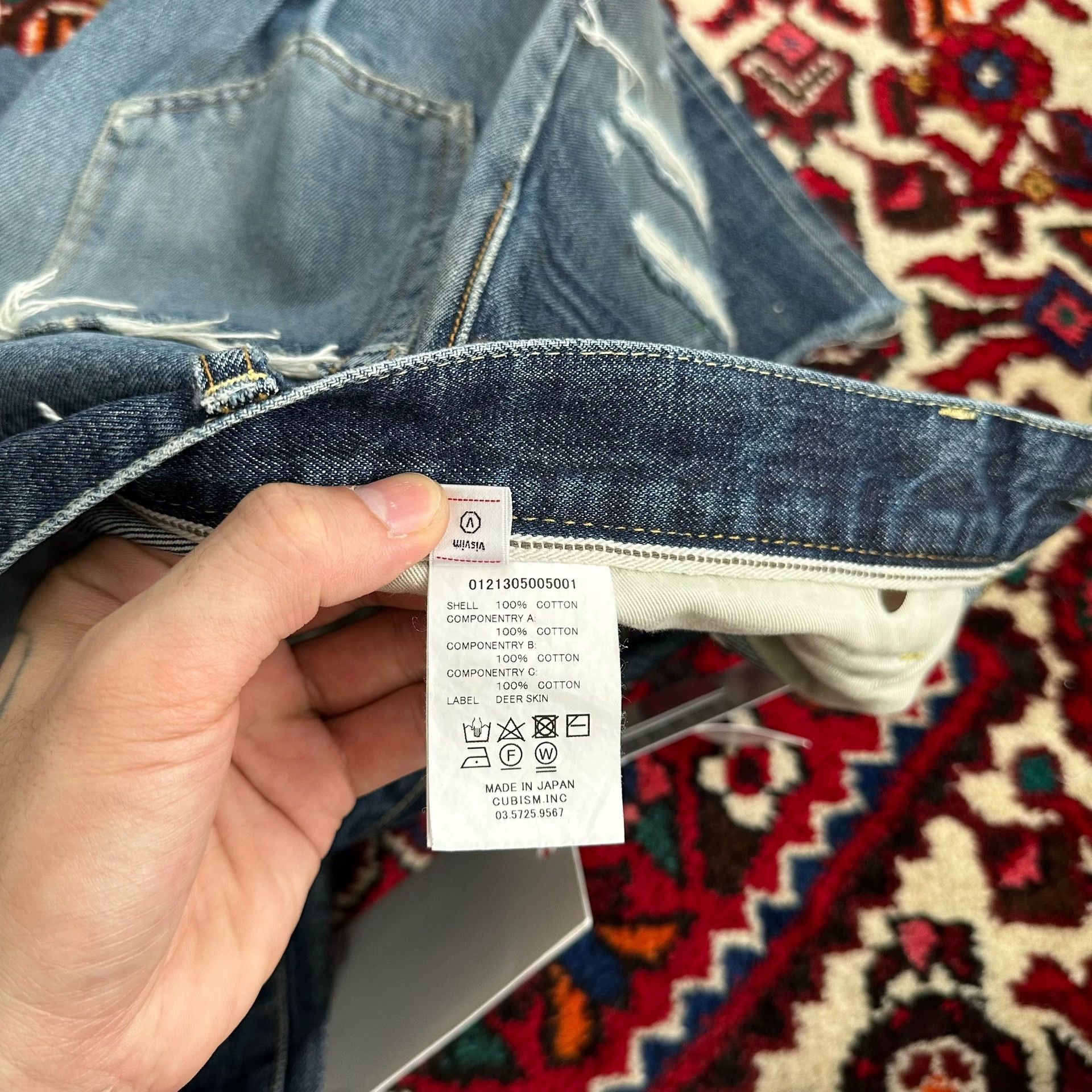 Visvim visvim 21aw journeyman distressed jeans 1 Size US 30 / EU 46 - 9 Thumbnail